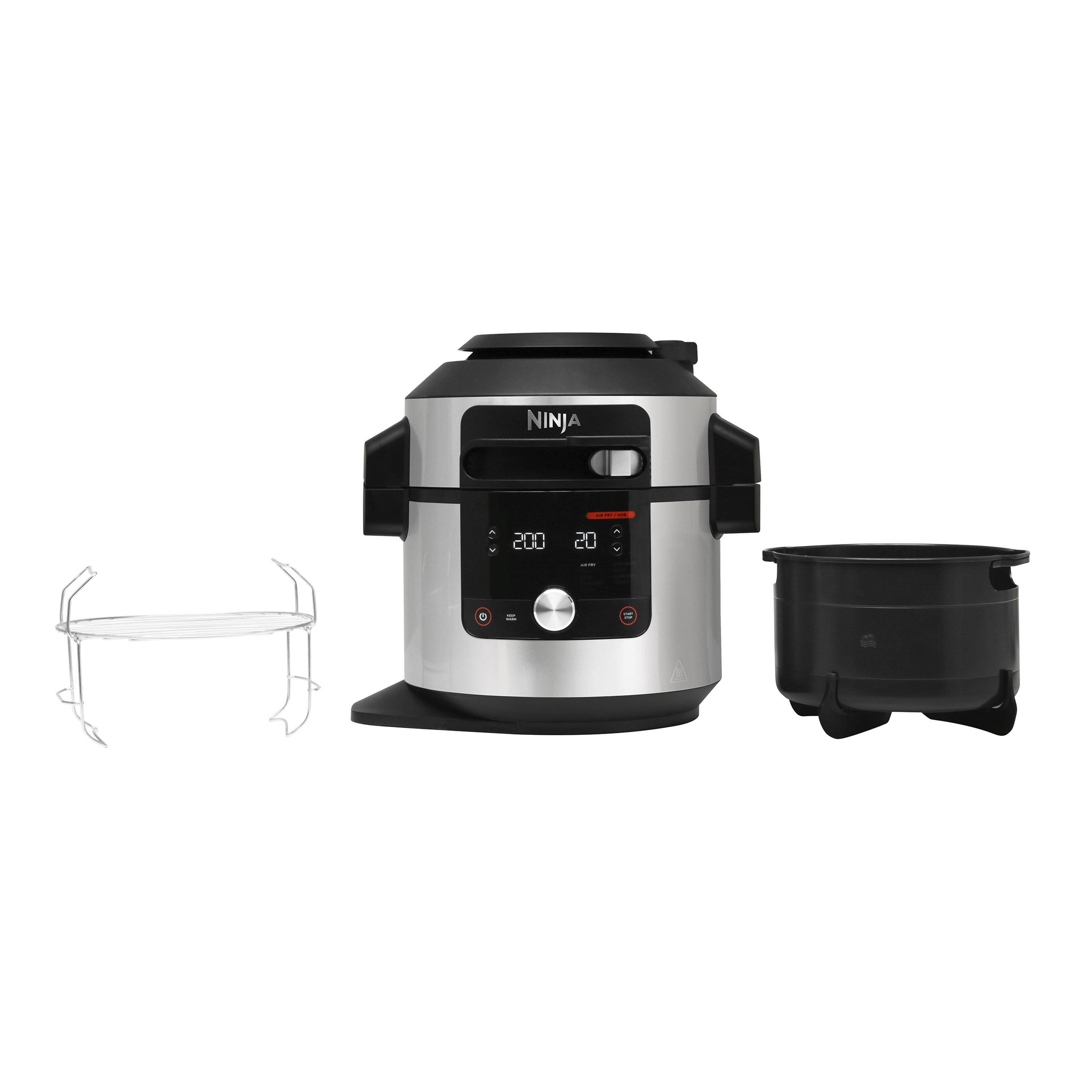 Ninja OL650UK 7.5L 14-In-1 One Lid Multi Cooker - Black / Stainless Steel thumbnail image