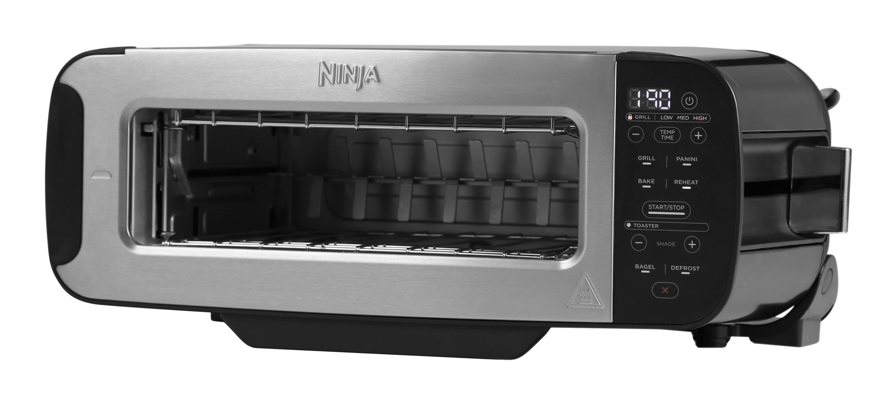 Ninja ST200UK 3-in-1 2 Slice Toaster - Grill and Panini Press - Black thumbnail image