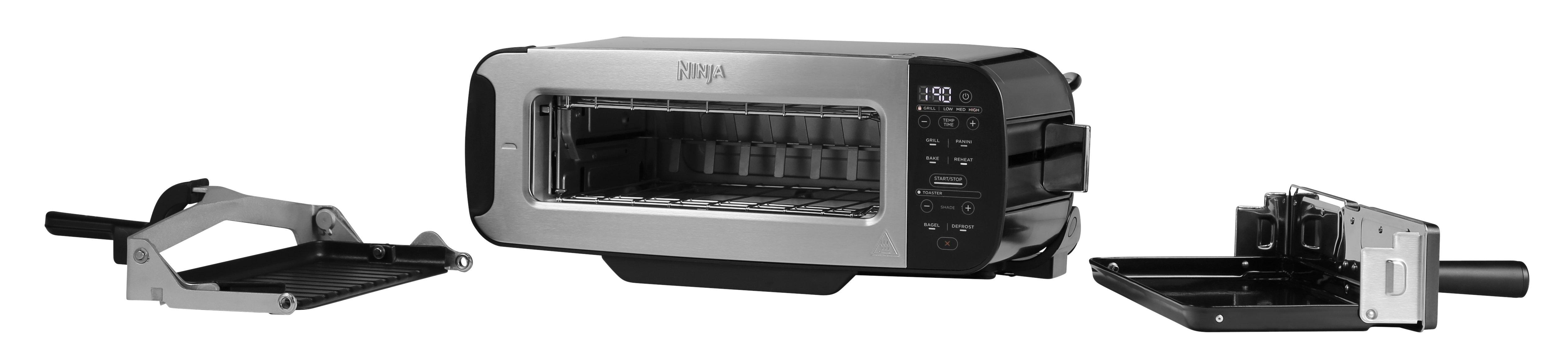 Ninja ST200UK 3-in-1 2 Slice Toaster - Grill and Panini Press - Black thumbnail image