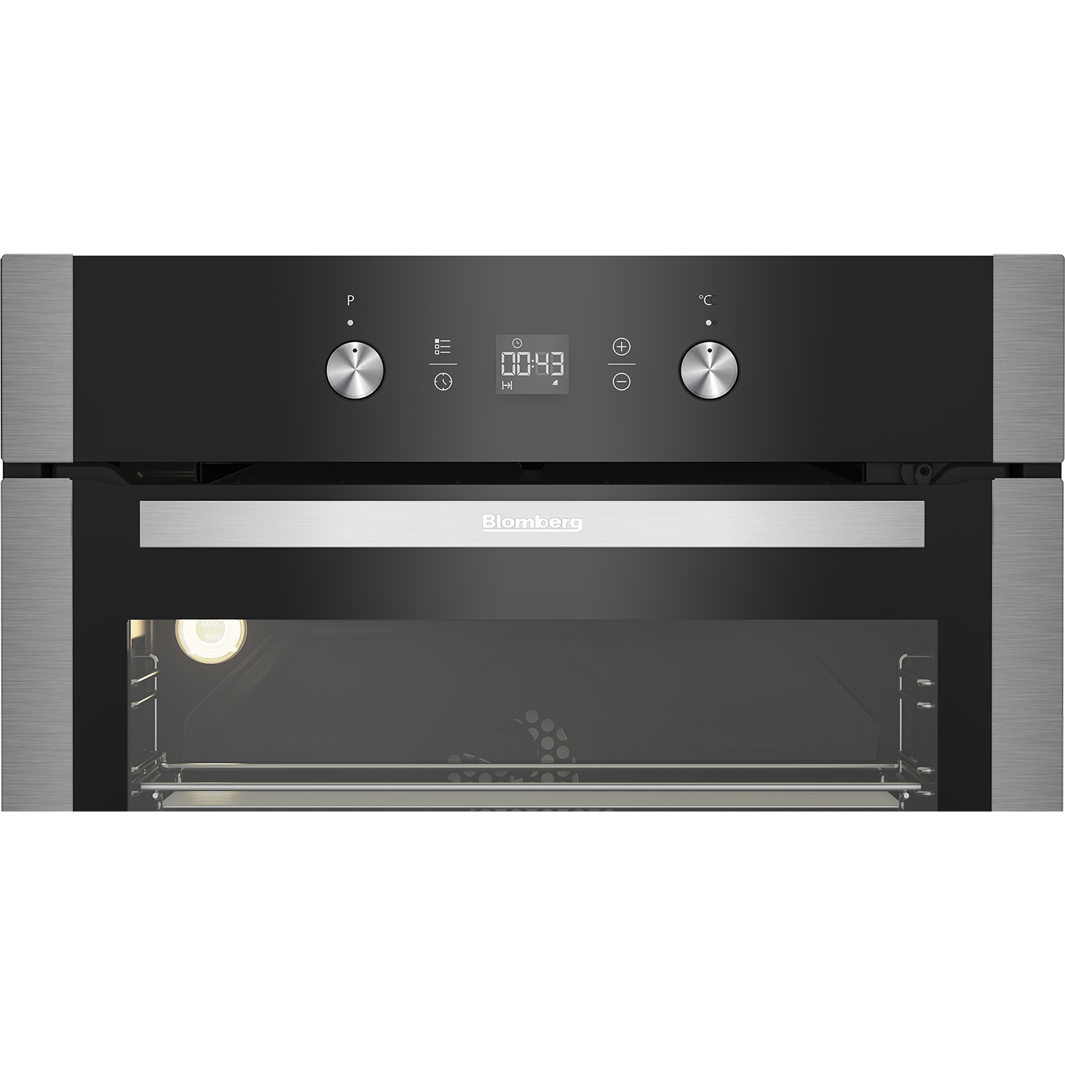 Blomberg OEN9331XP 59.4cm Built In Pyrolytic Electric Single Oven - Stainless Steel thumbnail image