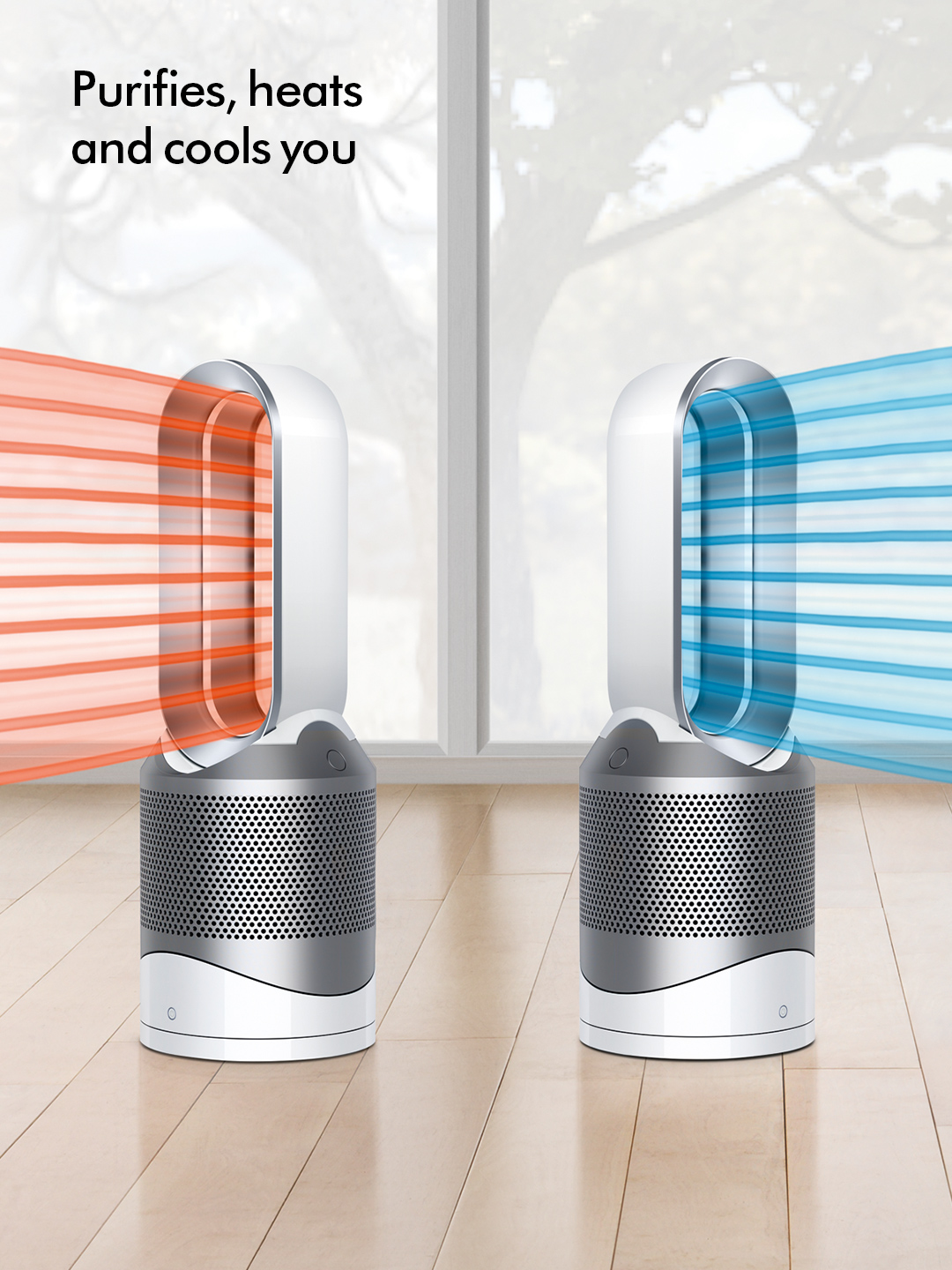 Dyson HP00 Heating & Cooling Pure Hot & Cool Air Purifier - White thumbnail image