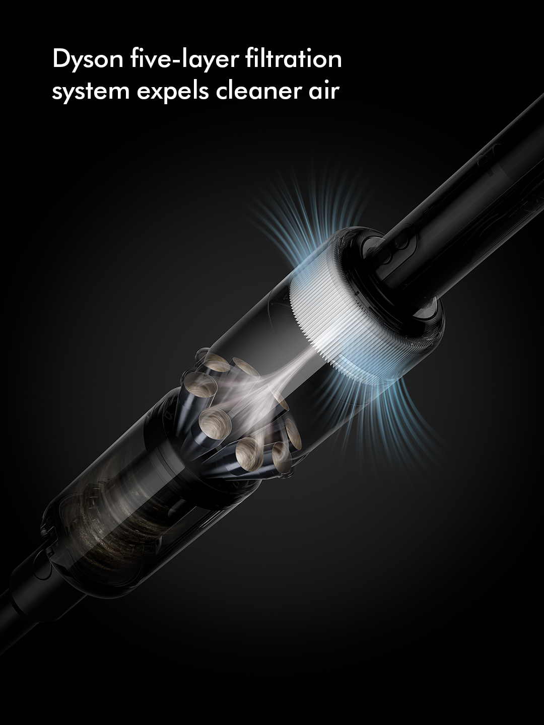 Dyson OMNIGLIDENEW Stick Vacuum Cleaner - 20 Minutes Run Time - Purple thumbnail image