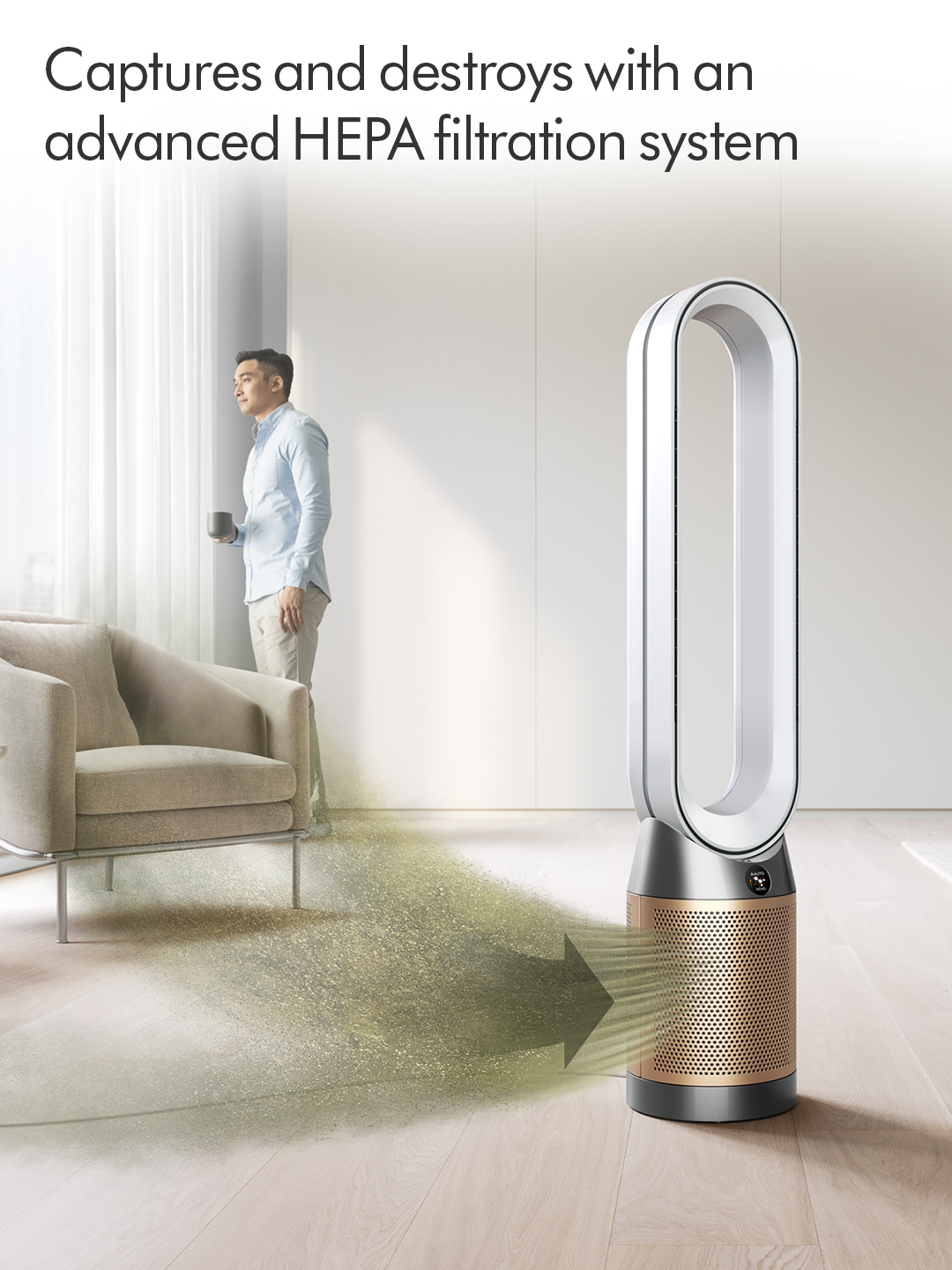 Dyson TP09  HEPA Cool Formaldehyde Air Purifier - White thumbnail image