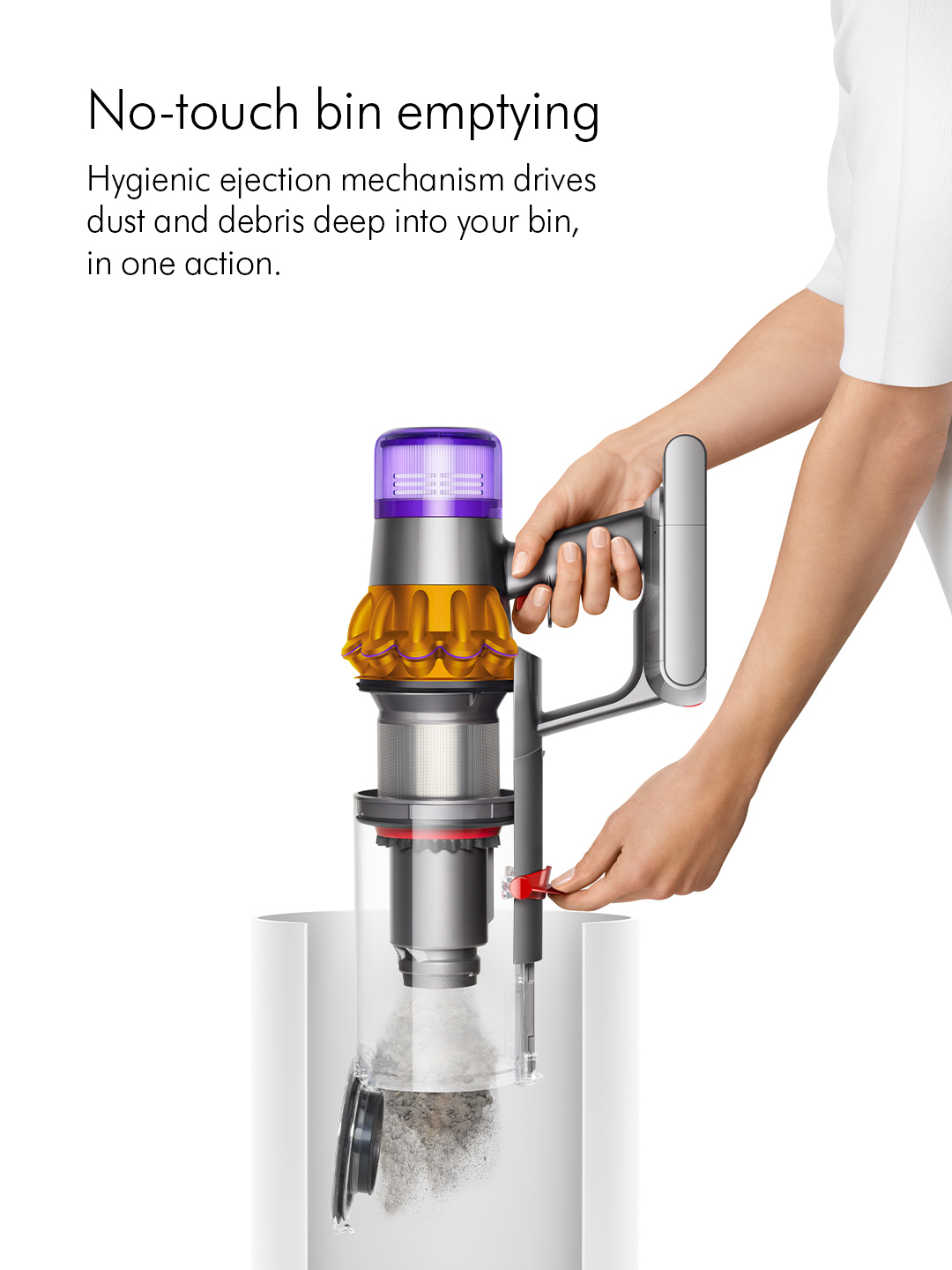 Dyson V15DETECTABSNEW Detect Absolute Stick Vacuum Cleaner - 60 Minutes Run Time - Yellow thumbnail image