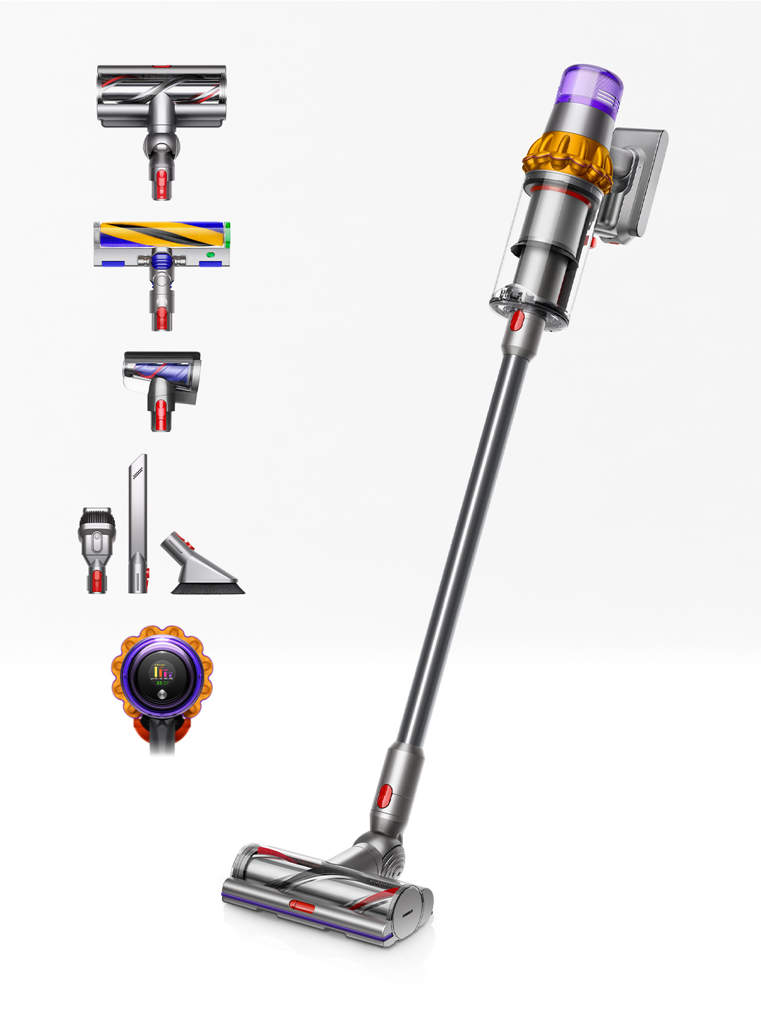 Dyson V15 Detect Absolute Cordless Stick Cleaner - 60 Minute Run Time thumbnail image