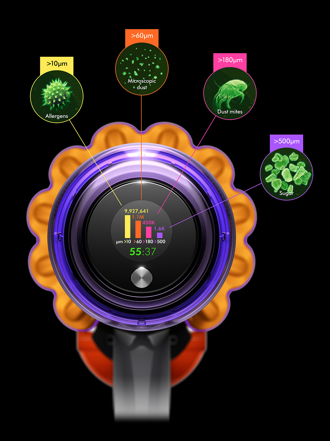 Dyson V15 Detect Absolute Cordless Stick Cleaner - 60 Minute Run Time thumbnail image