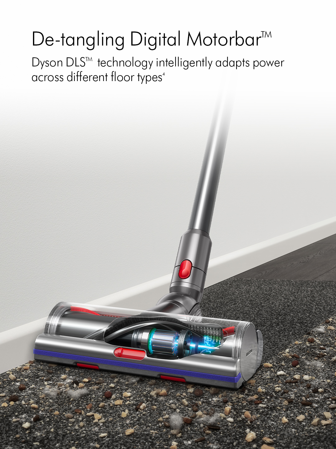 Dyson V15DETECT Stick Vacuum Cleaner - 60 Minutes Run Time - Silver thumbnail image