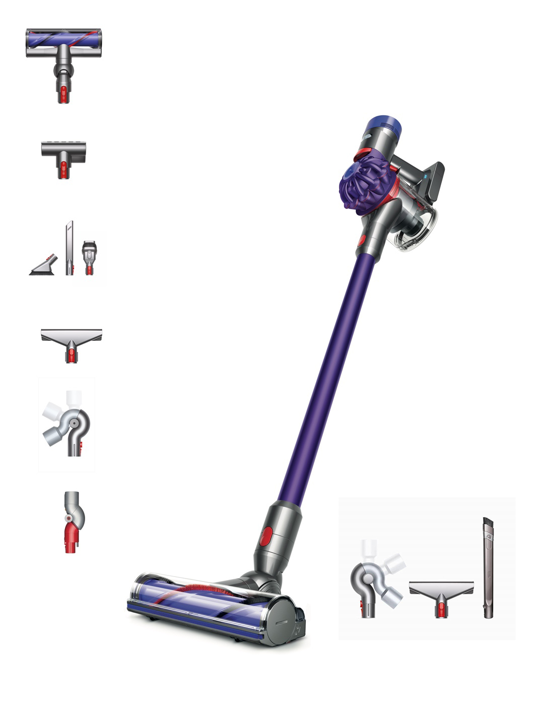 Dyson V7ABSOLUTEKIT Cordless Vacuum Cleaner - 30 Minute Run Time, Free Kit thumbnail image