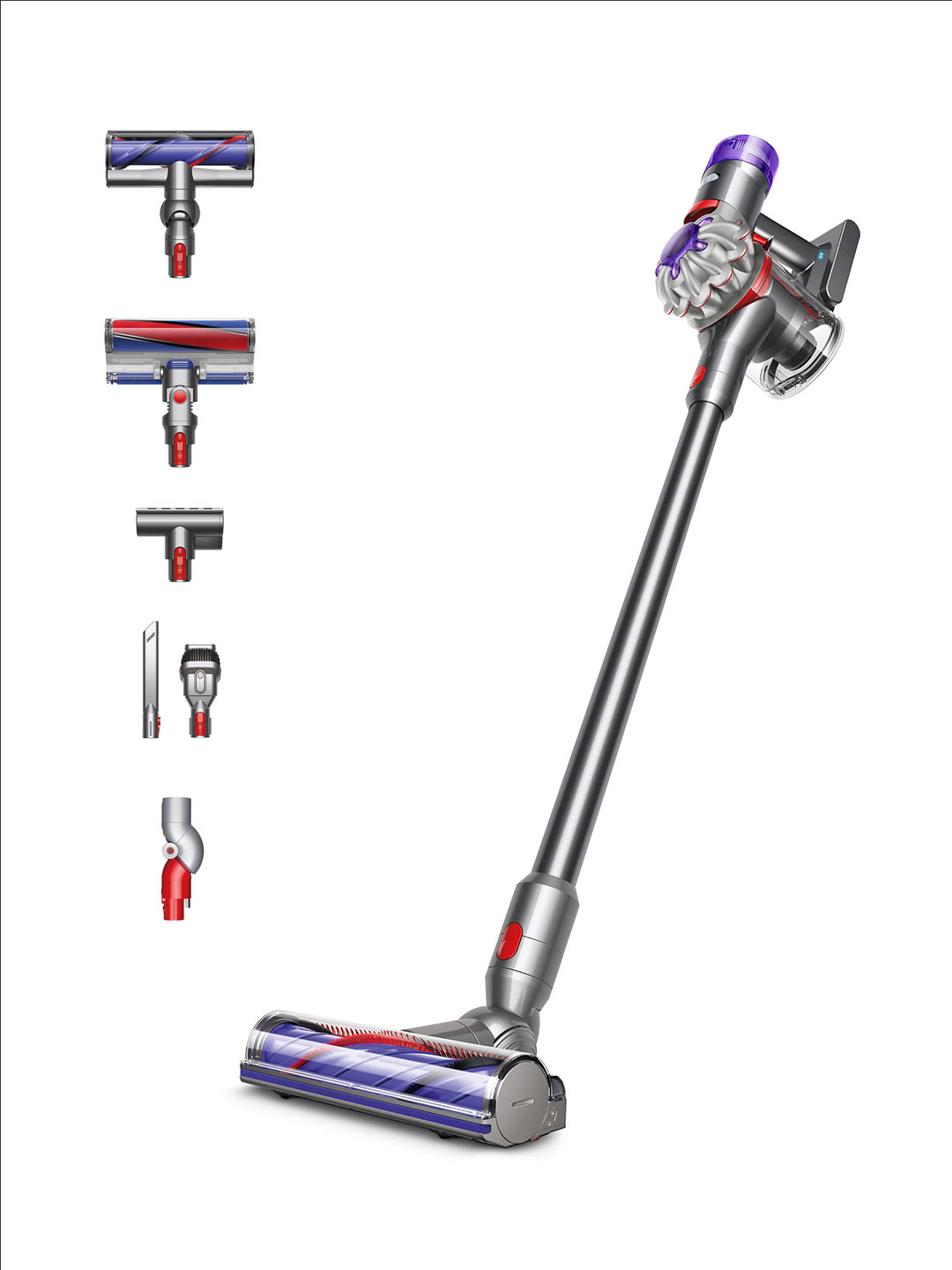 Dyson V8ABSOLUTENEW Cordless Stick Vacuum Cleaner with Cleaning Kit - Silver thumbnail image