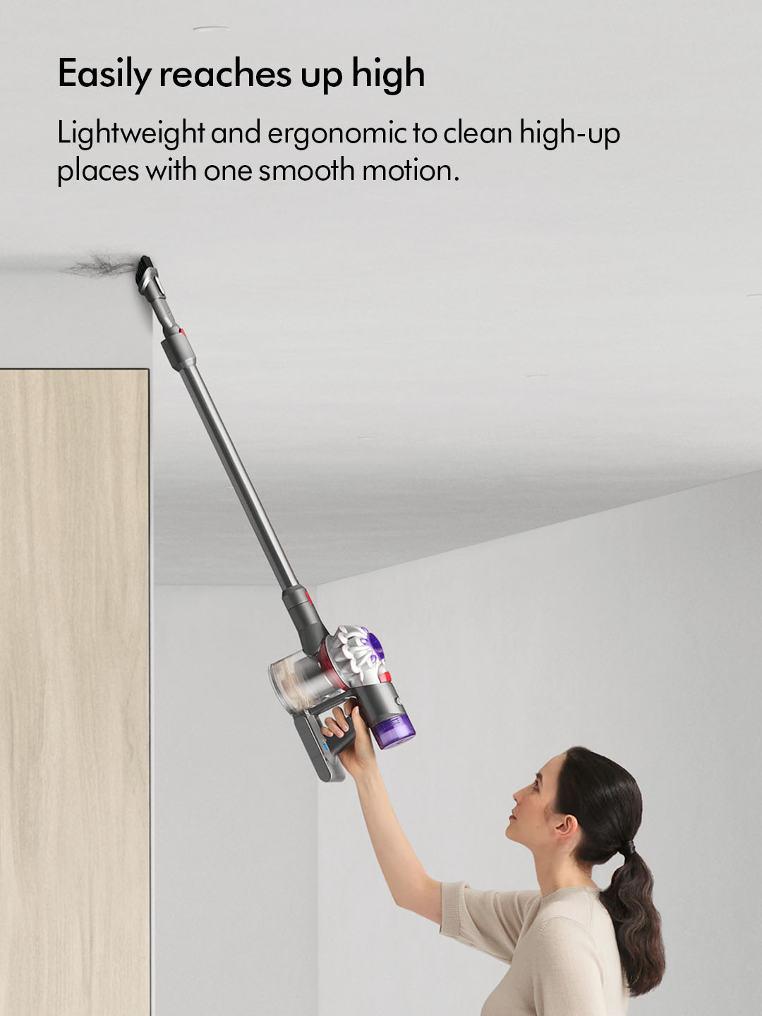 Dyson V8ABSOLUTENEW Cordless Stick Vacuum Cleaner with Cleaning Kit - Silver thumbnail image