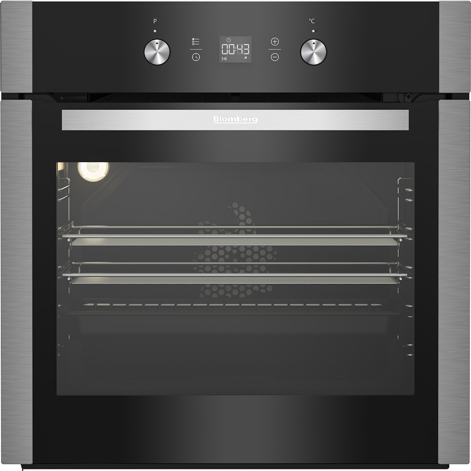 Blomberg OEN9331XP 59.4cm Built In Pyrolytic Electric Single Oven - Stainless Steel thumbnail image