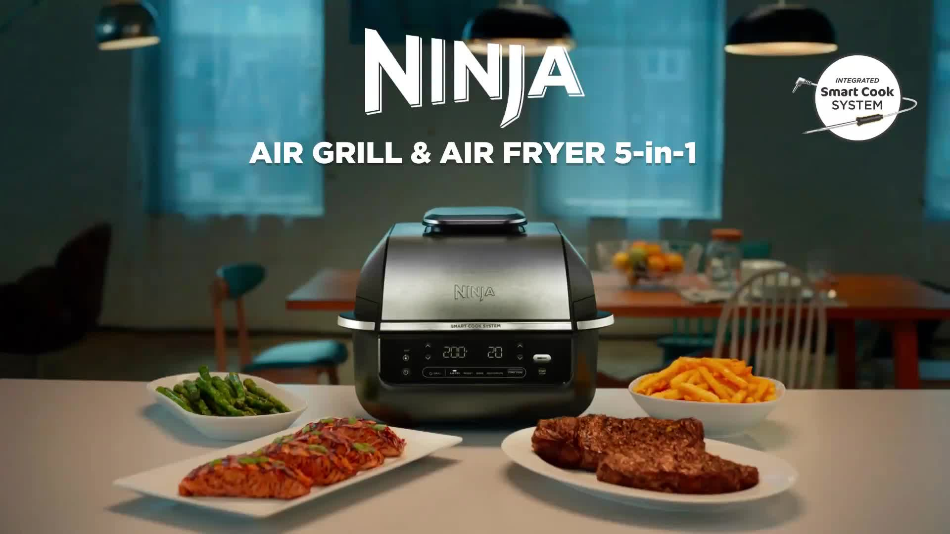Ninja EG351UK Grill & Air Fryer - Black/Silver thumbnail image