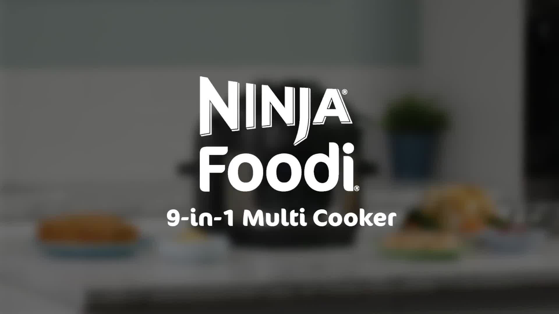 Ninja OP350UK Foodi 9-in-1 Multi-Cooker 6L - Black/Sliver thumbnail image