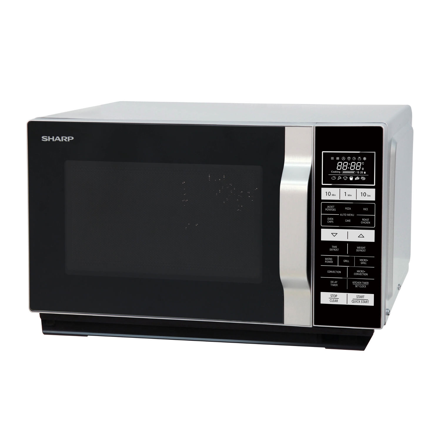 Sharp R860SLM 25 Litre Combination Microwave - Silver thumbnail image