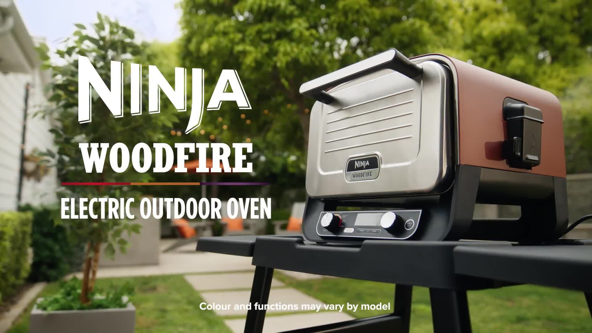 Ninja OO101UK Ninja Woodfire Outdoor Oven- Artisan Pizza Maker and BBQ Smoker - Terracotta/Steel thumbnail image