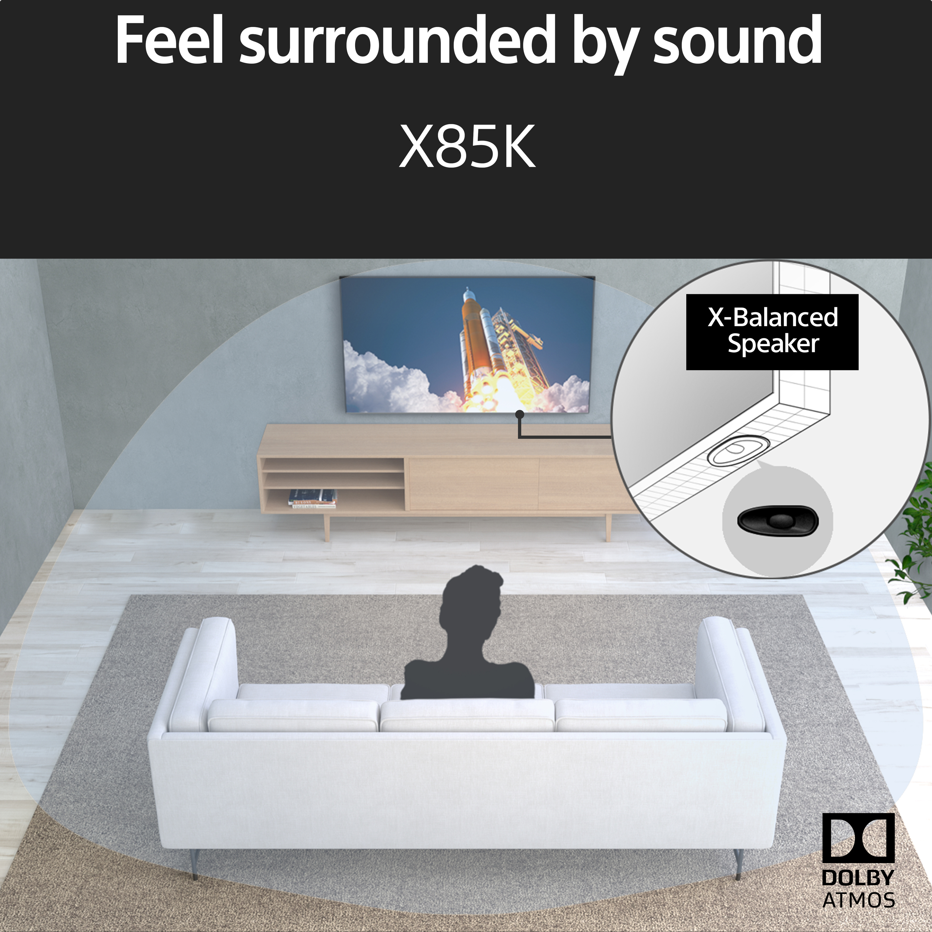 One Only: Sony KD55X85KU 55" 4K Ultra HD HDR Google TV thumbnail image