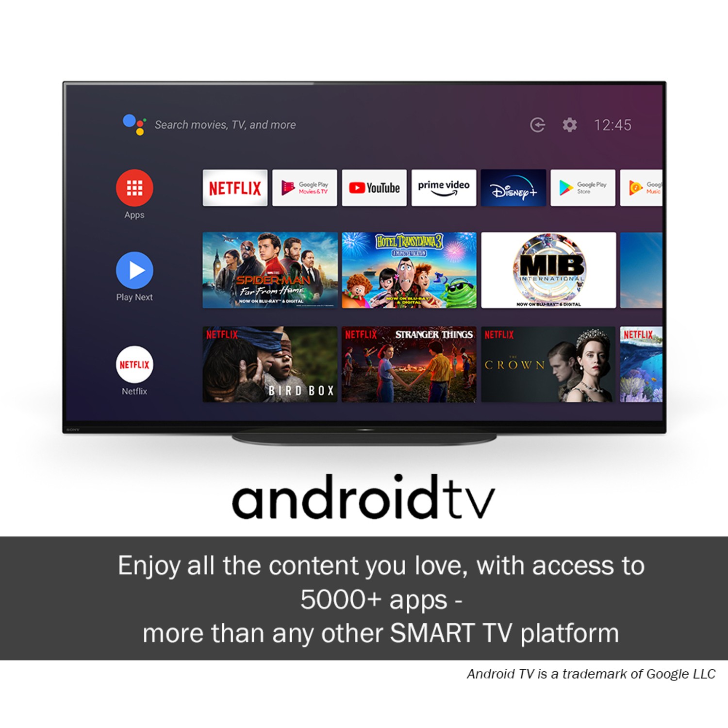 Sony KE48A9BU 48" OLED 4K Ultra HD HDR Smart Android TV with Google Assistant Black thumbnail image
