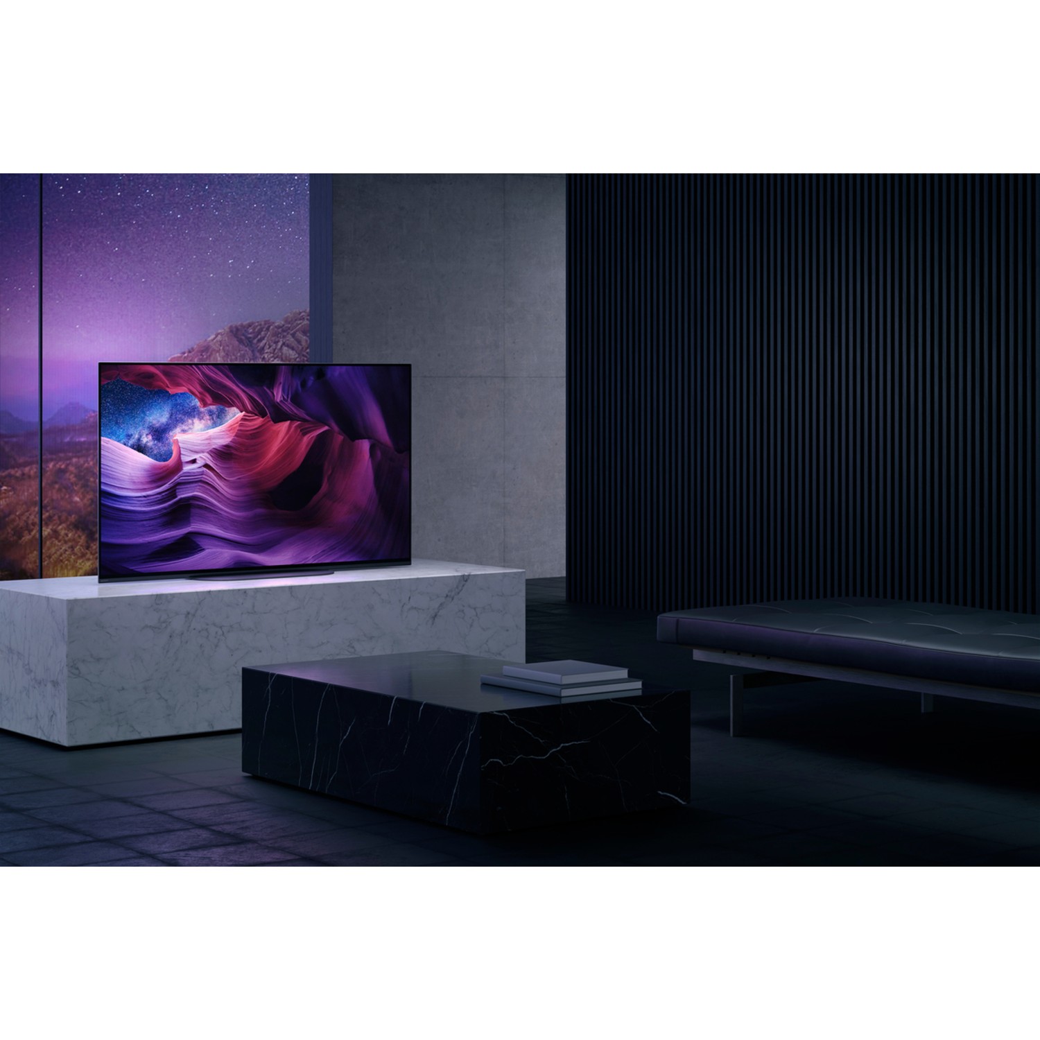 Sony KE48A9BU 48" OLED 4K Ultra HD HDR Smart Android TV with Google Assistant Black thumbnail image