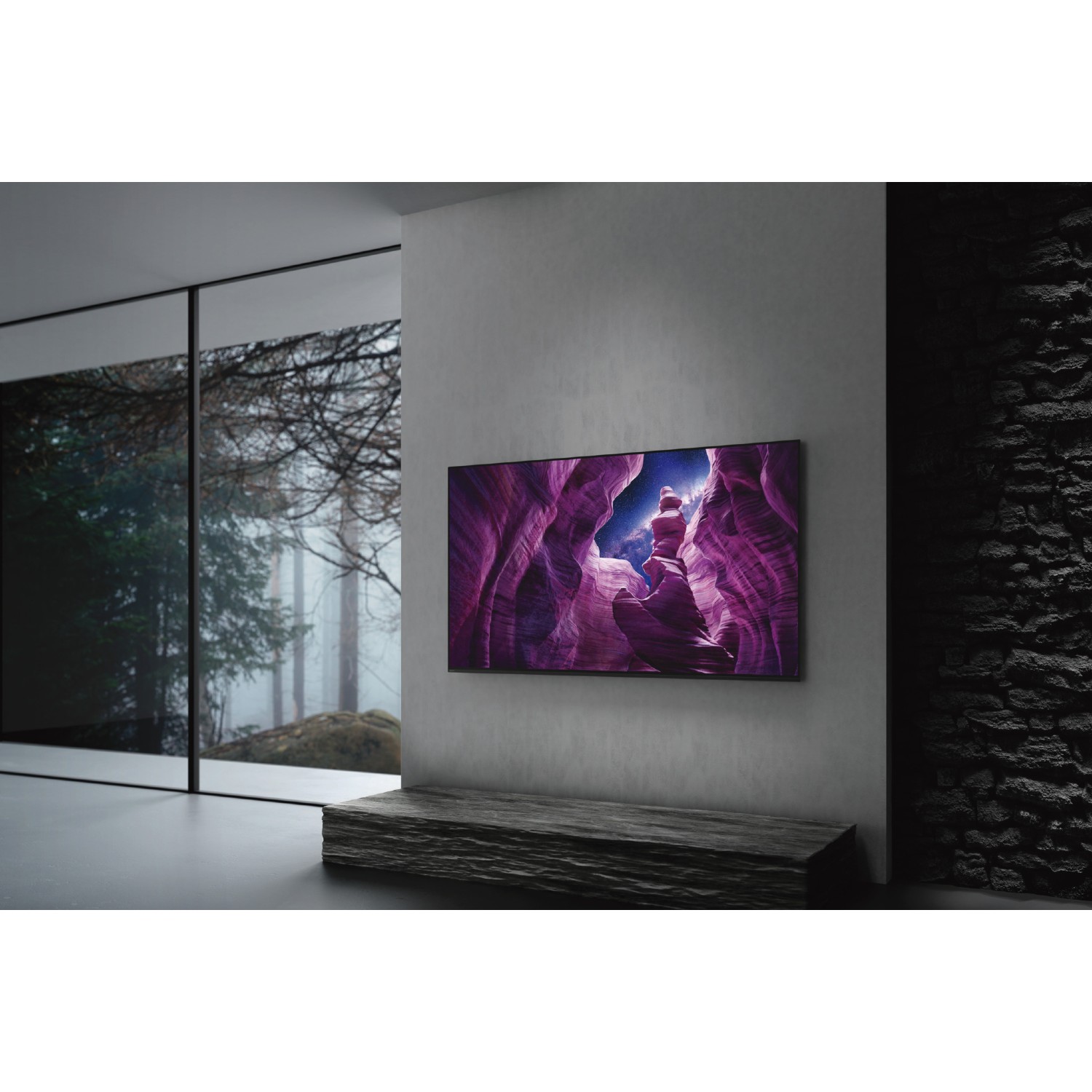 Sony KE55A8BU 55" 4K Ultra HD HDR OLED Android TV with Google Assistant thumbnail image