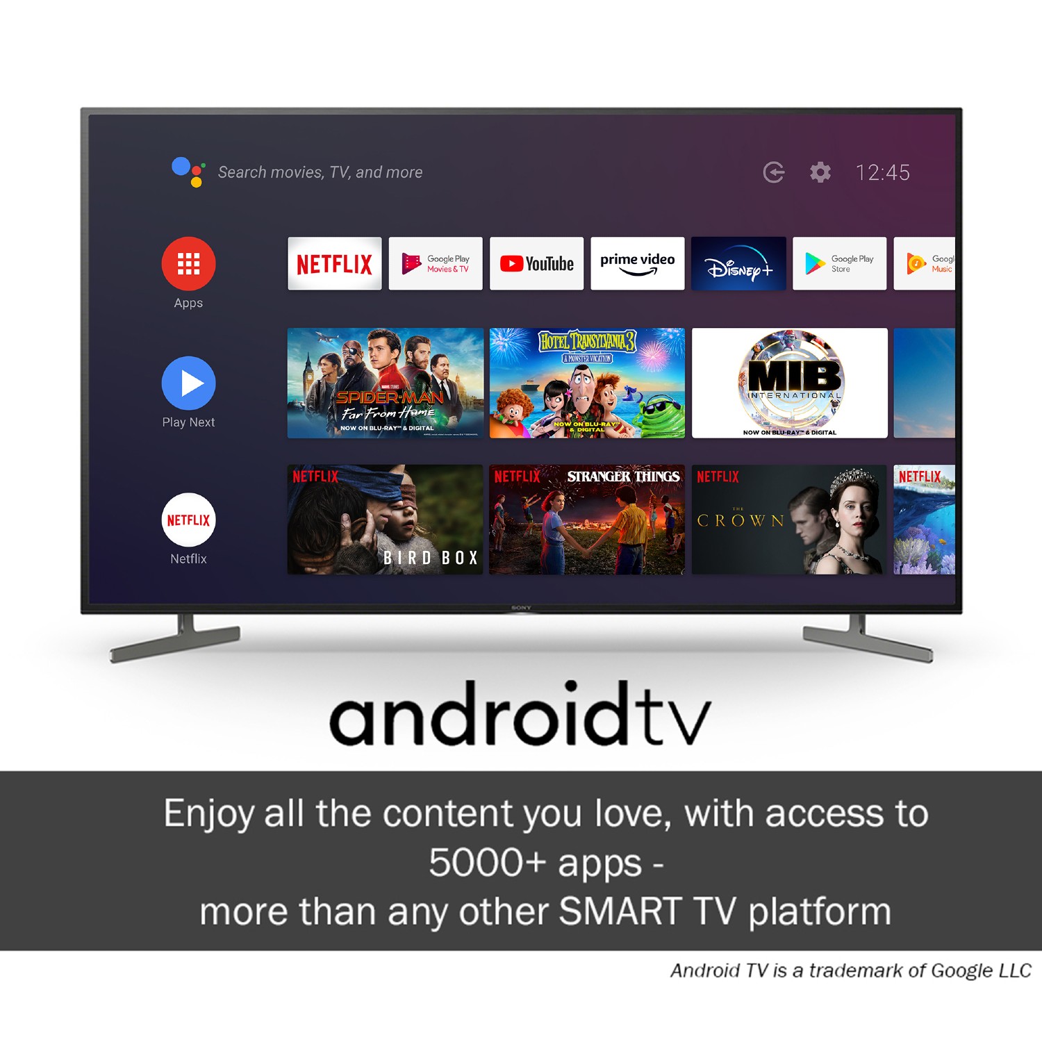 Sony KE55XH8196BU 55" 4K Ultra HD HDR LED Android TV with Dolby Audio & Google Assistant thumbnail image