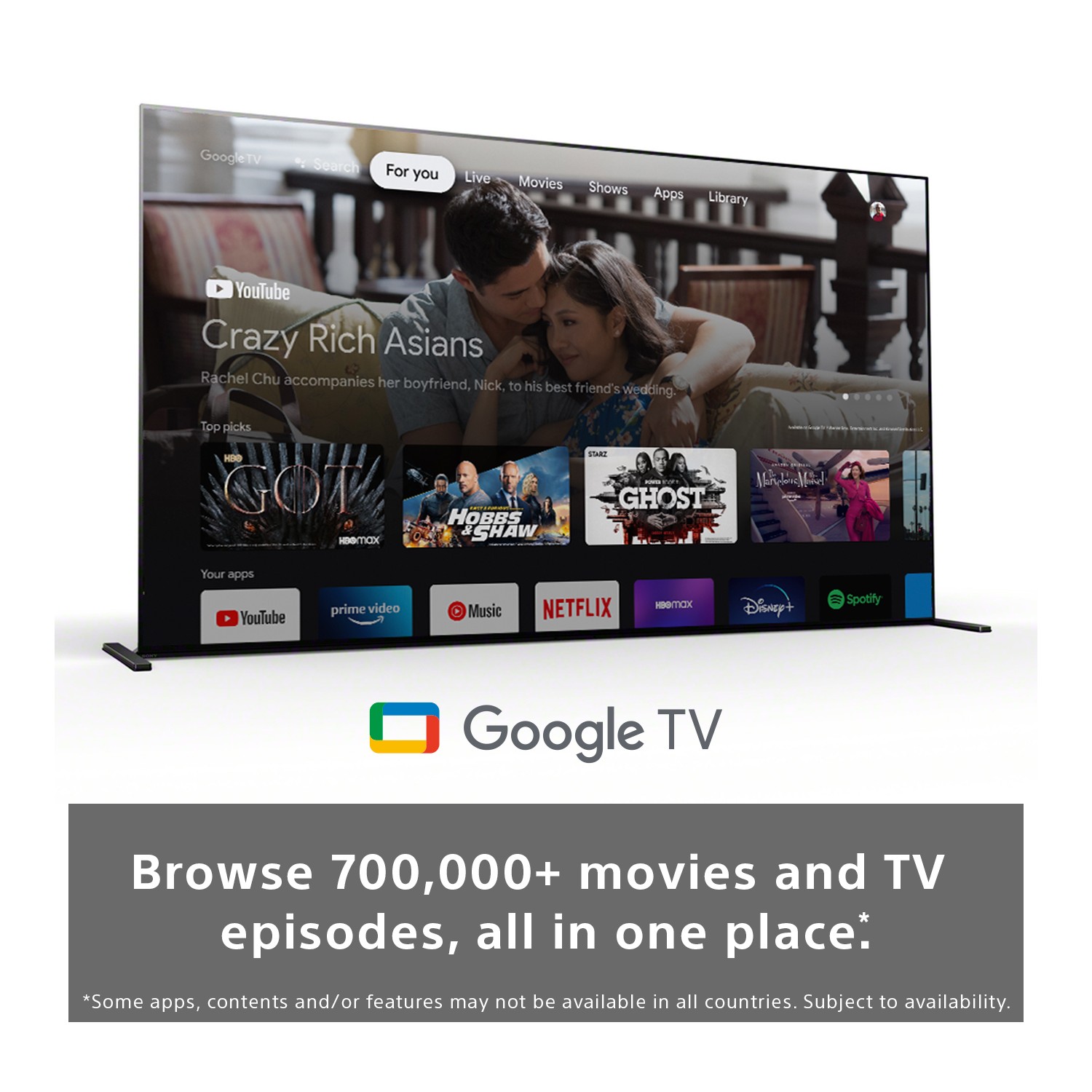 Sony XR65A90JU 65" BRAVIA XR MASTER Series 4K HDR OLED SMART Google TV thumbnail image