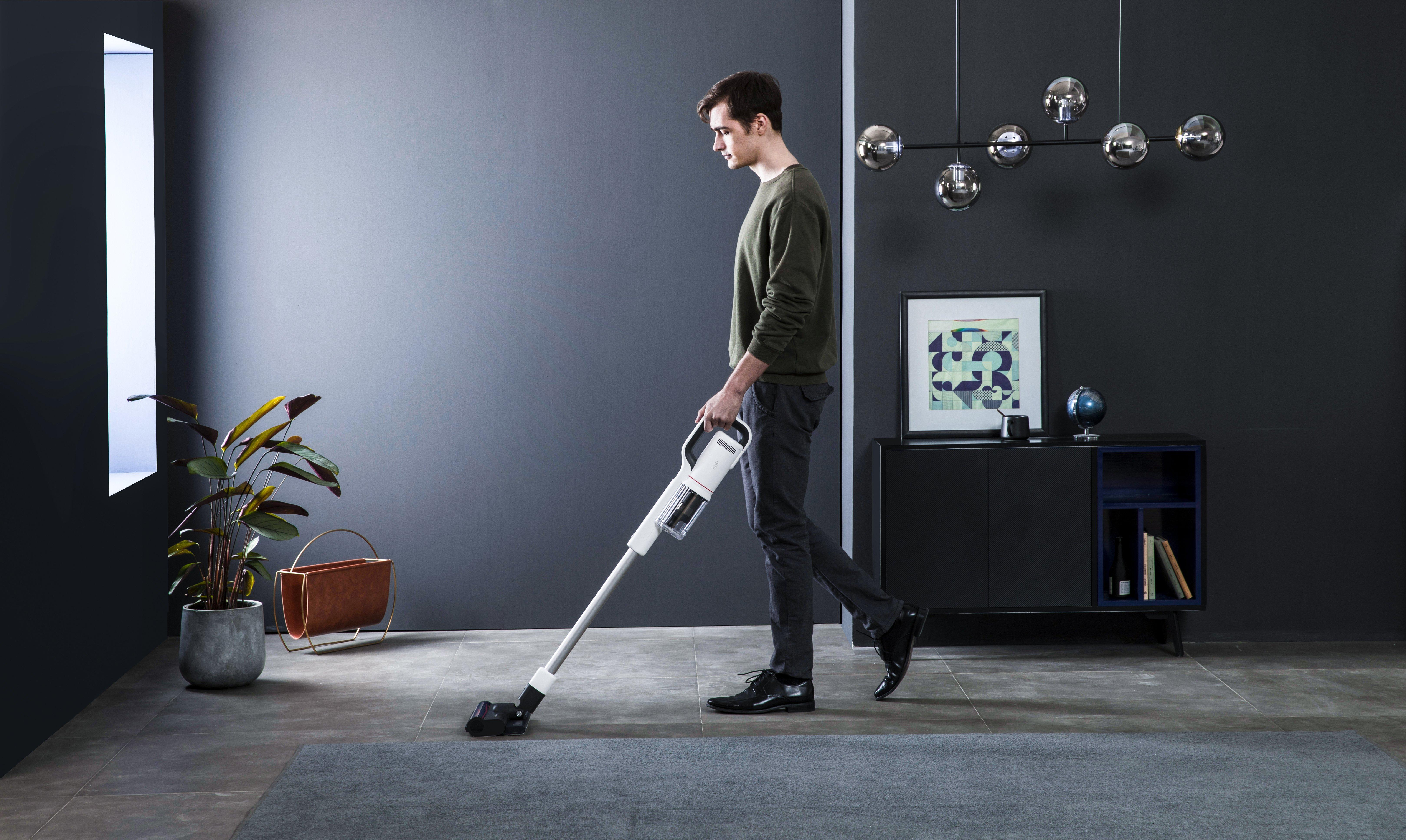 Roidmi X30 Cordless Vacuum Cleaner with LED Display - 70 Minutes Run Time - White thumbnail image