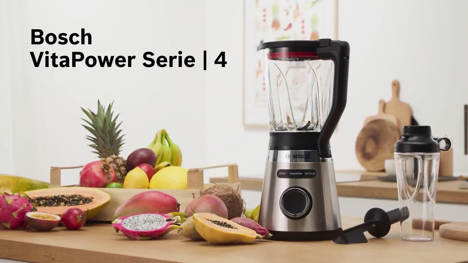 Bosch MMB6174SG VitaPower Serie 4 1200W ProPerformance System Blender - Silver thumbnail image