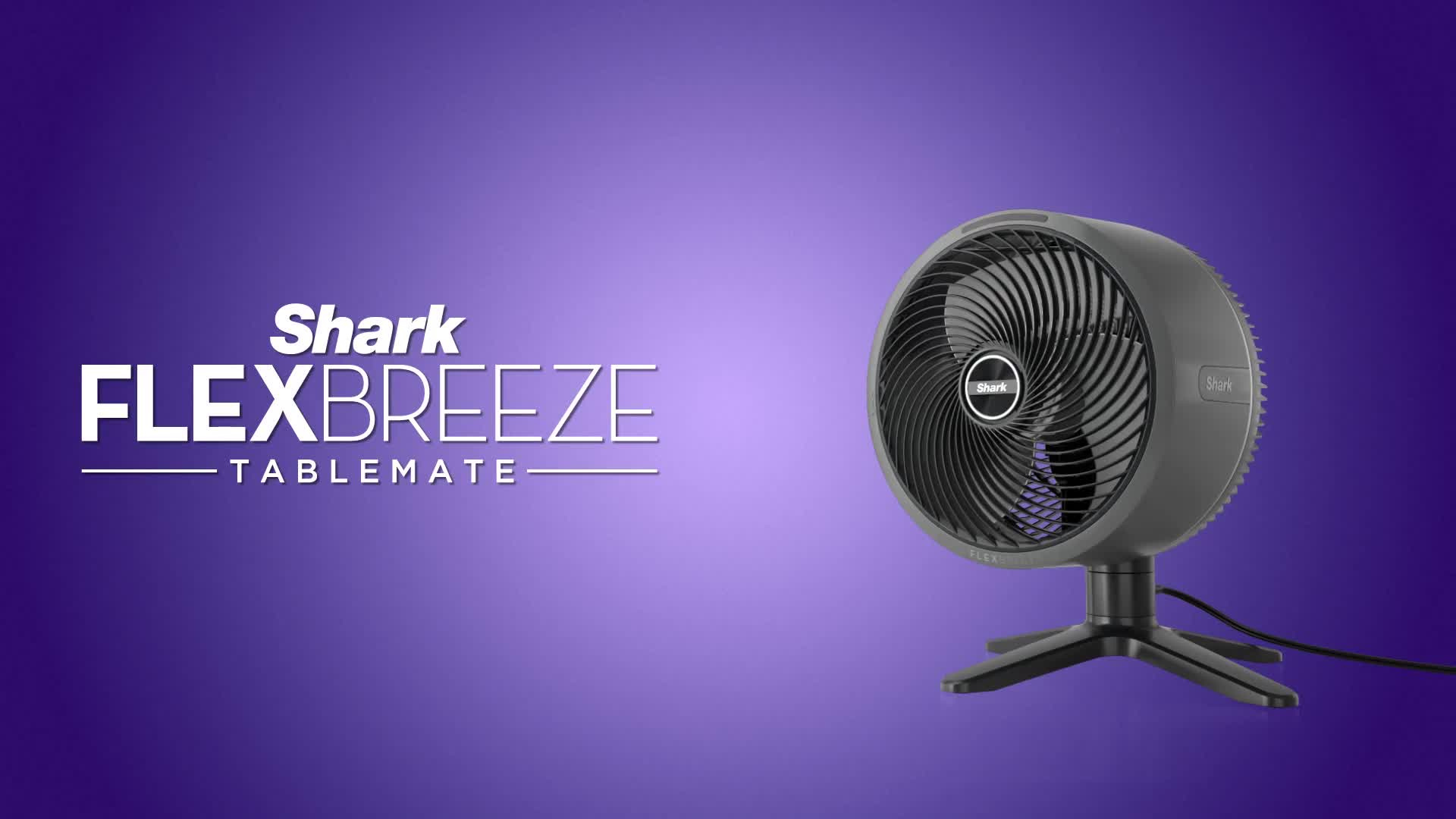 Shark FA150UK FlexBreeze TableMate Indoor to OutdoorTabletop Fan - Winter Fog thumbnail image
