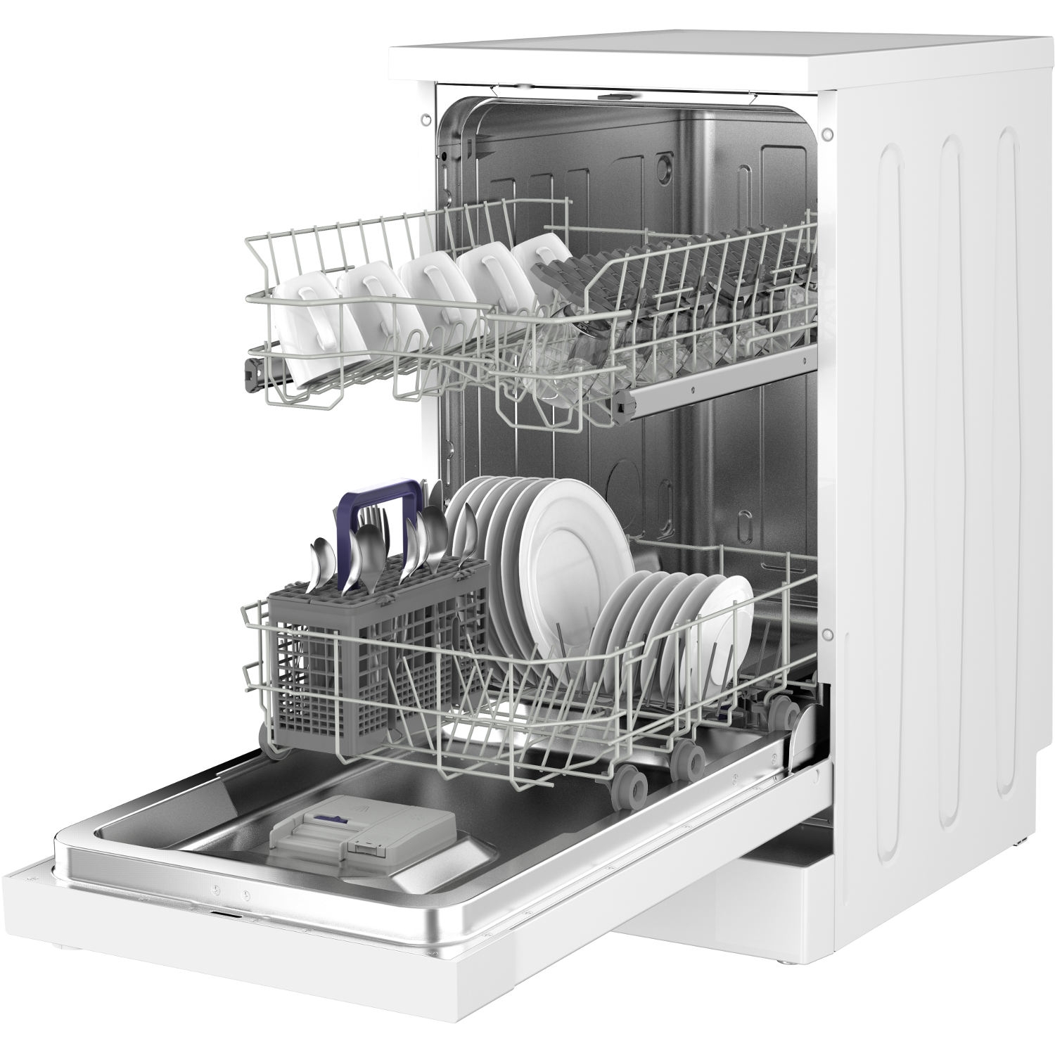 Beko Slimline Dishwasher - White - A+ Rated thumbnail image