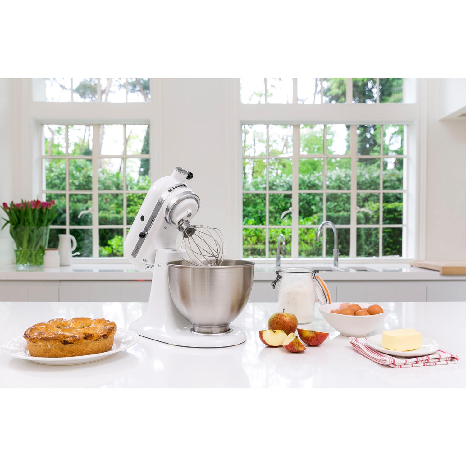 KitchenAid Classic Stand Mixer - 4.3 Litre Bowl - White thumbnail image