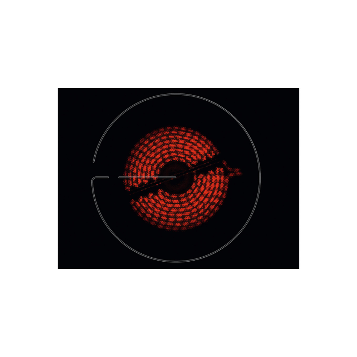 Zanussi ZHRX643K 59cm Ceramic Hob - Black thumbnail image