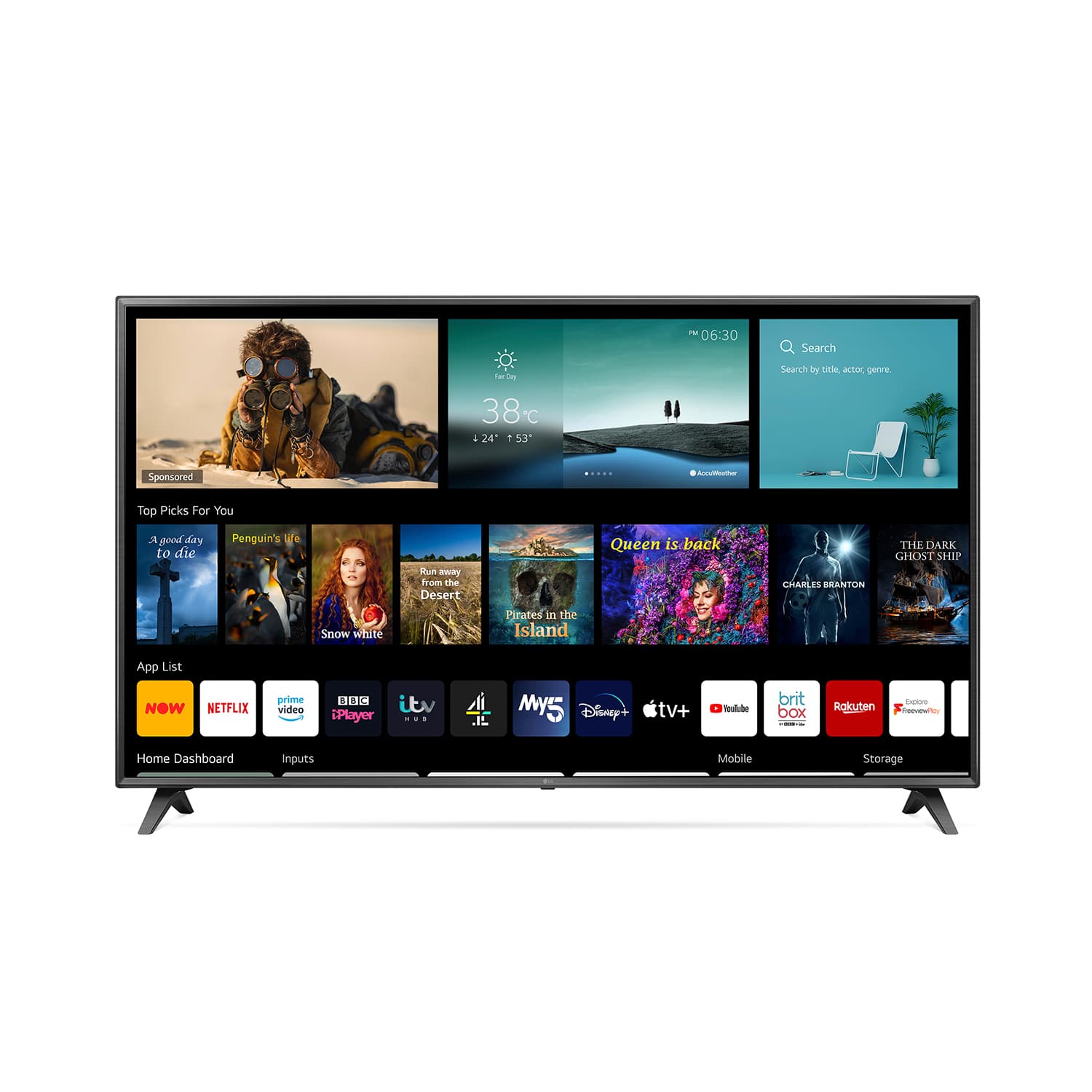 LG 50UP75006LF 50" 4K Ultra HD LED Smart TV with Ultra Surround Sound thumbnail image
