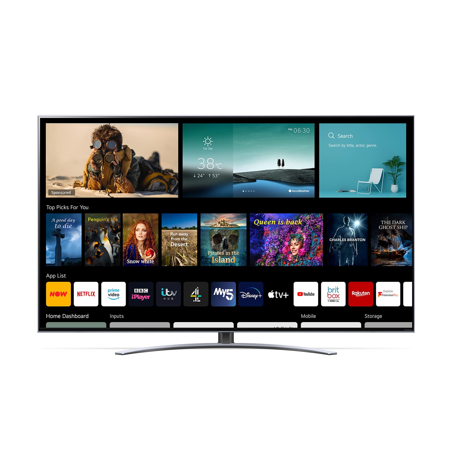 LG 55NANO886PB 55" 4K Ultra HD HDR NanoCell LED Smart TV with Freeview Play Freesat HD & Voice Assistants thumbnail image