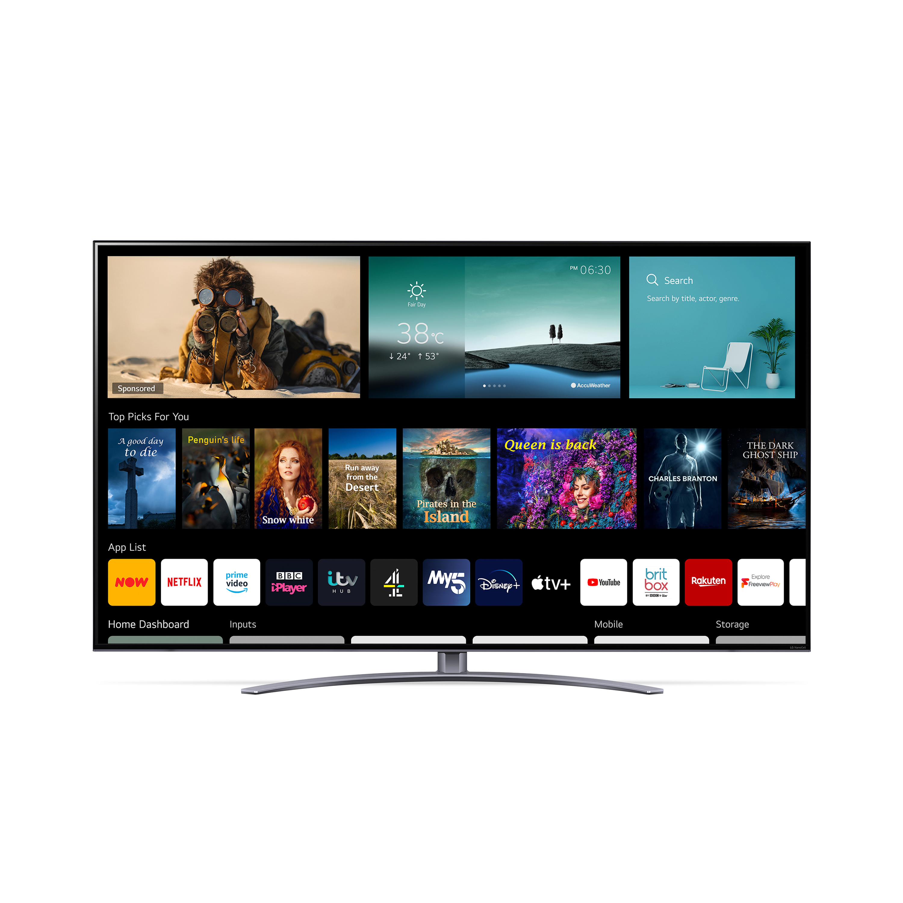 LG 55NANO966PA 55" 8K Ultra HD NanoCell Smart TV with Dolby Atmos thumbnail image