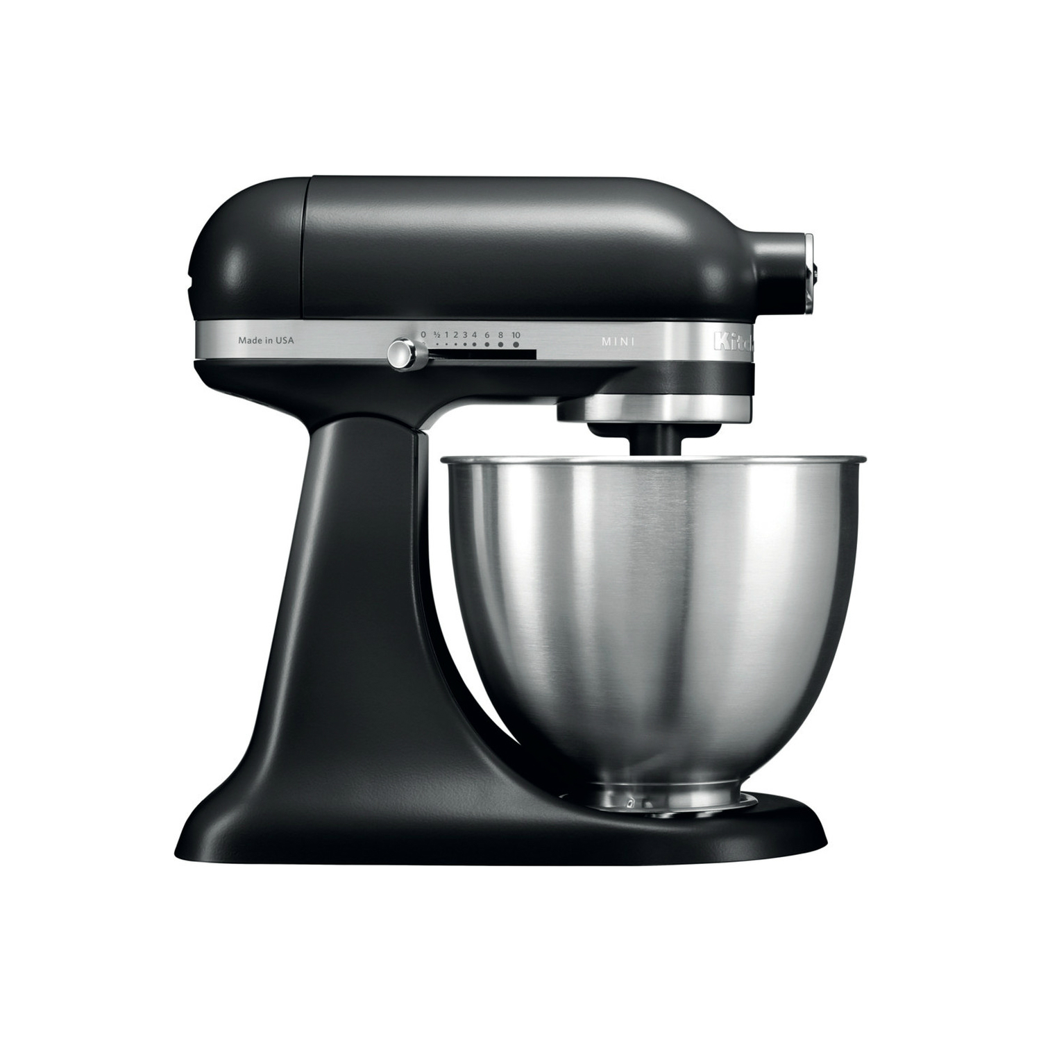 KitchenAid 3.3 Litre Mini Stand Mixer - Matte Black thumbnail image