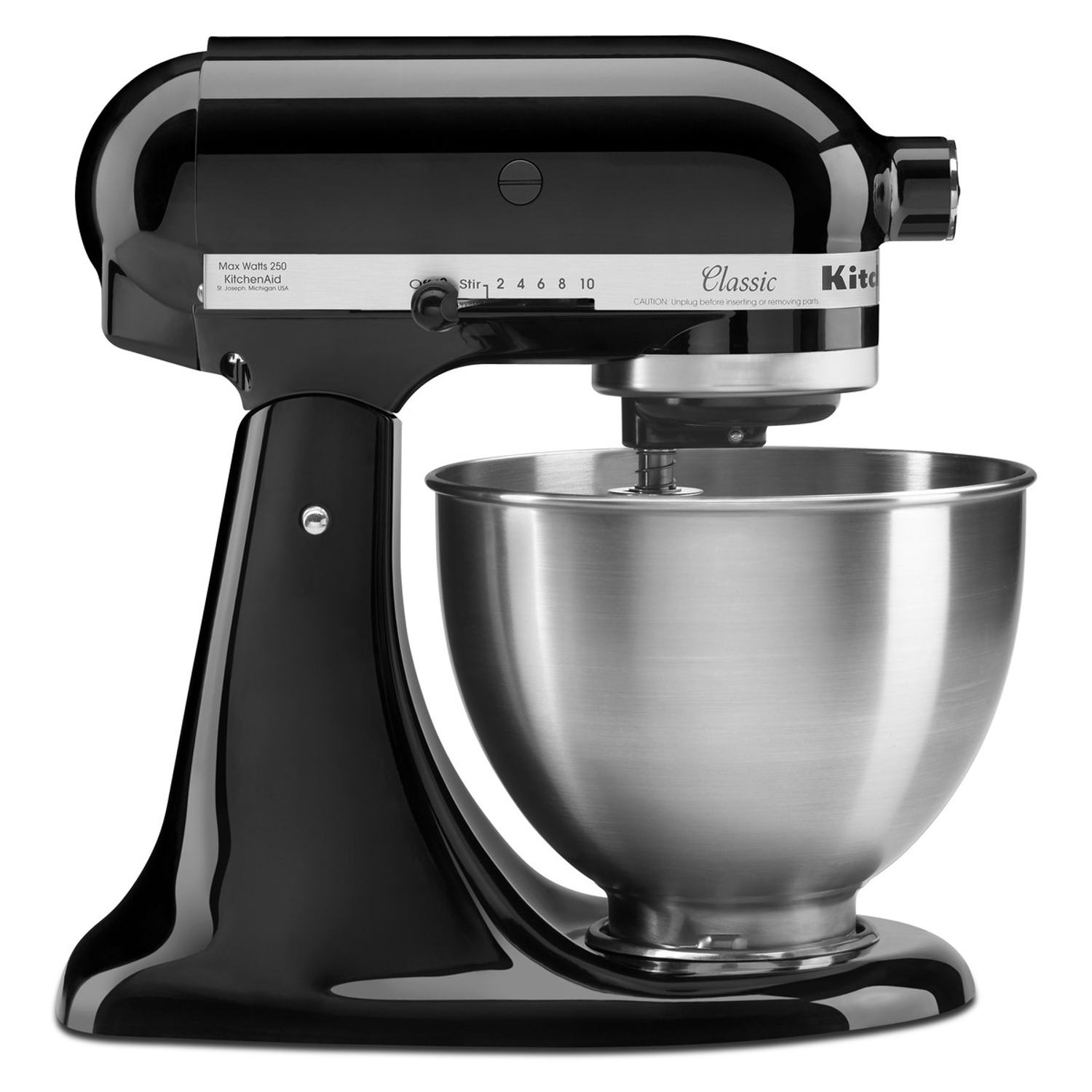 KitchenAid Classic Stand Mixer - 4.3 Litre Bowl - Black thumbnail image