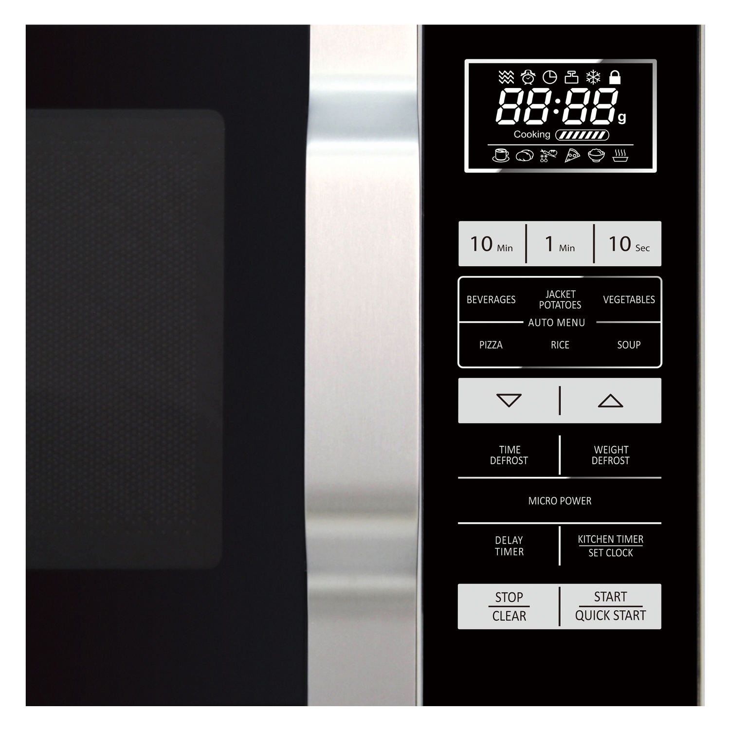 Sharp 23 Litre Solo Microwave - Silver thumbnail image