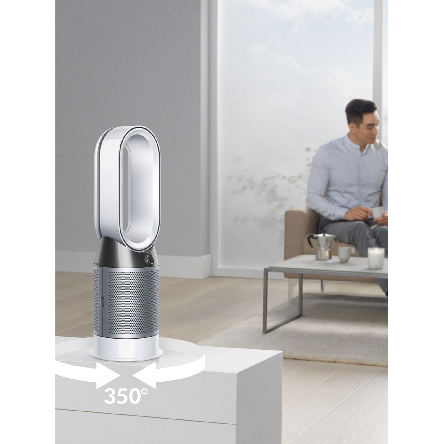 Dyson HP04 Pure Hot+Cool™ purifying fan heater thumbnail image