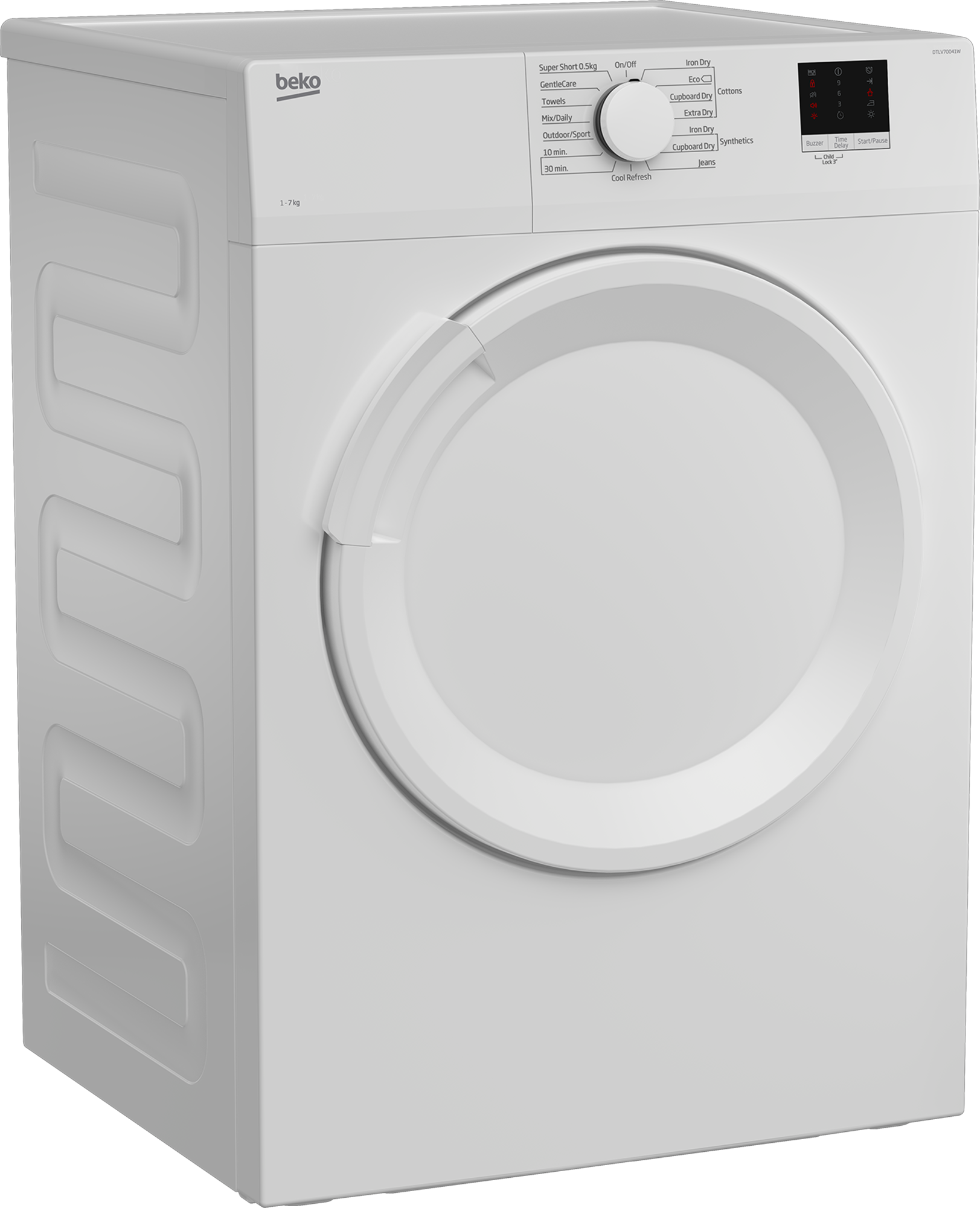 Beko DTLV70041W 7kg Vented Tumble Dryer - White thumbnail image