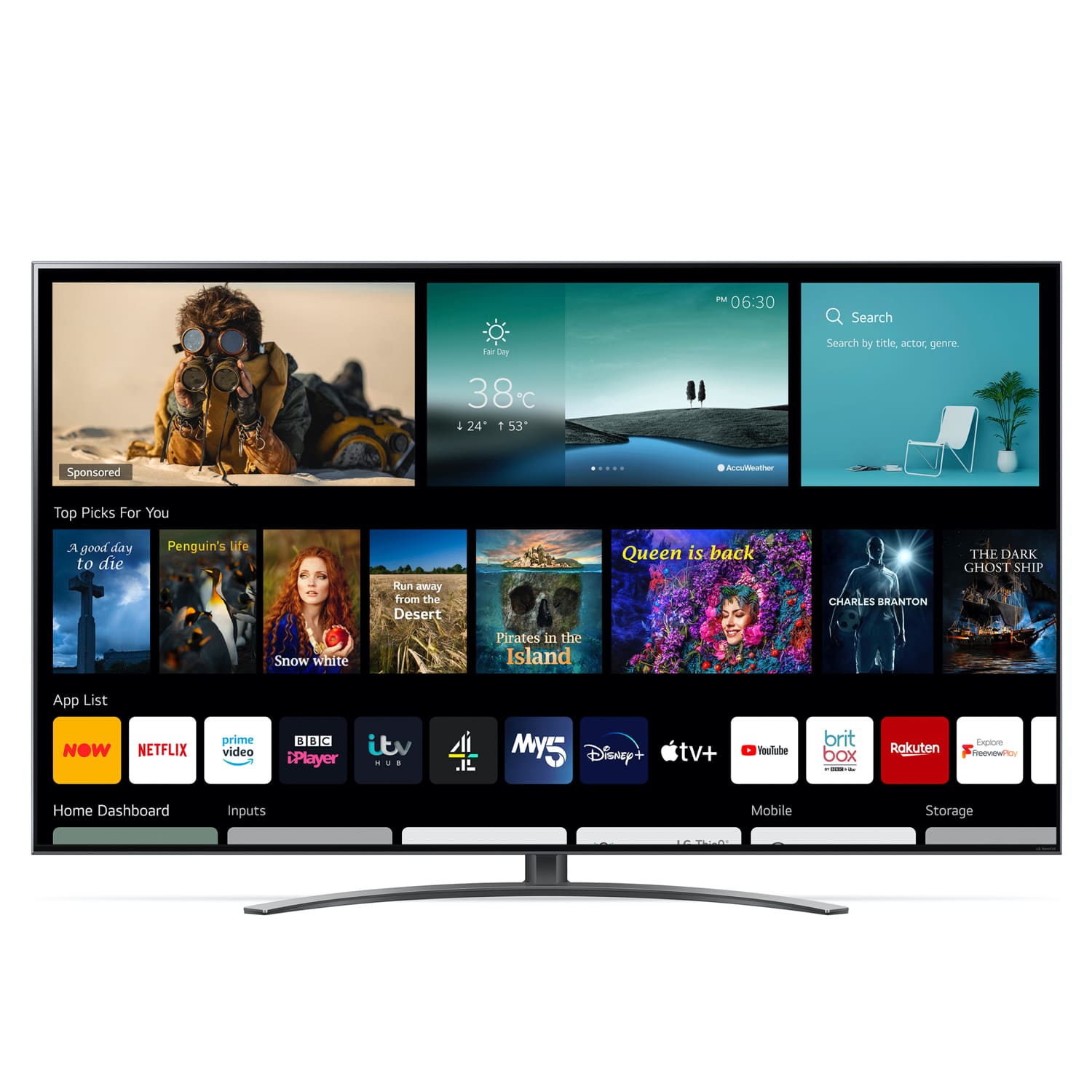 LG 75NANO866PA 75" 4K Ultra HD HDR NanoCell LED Smart TV with Freeview Play thumbnail image