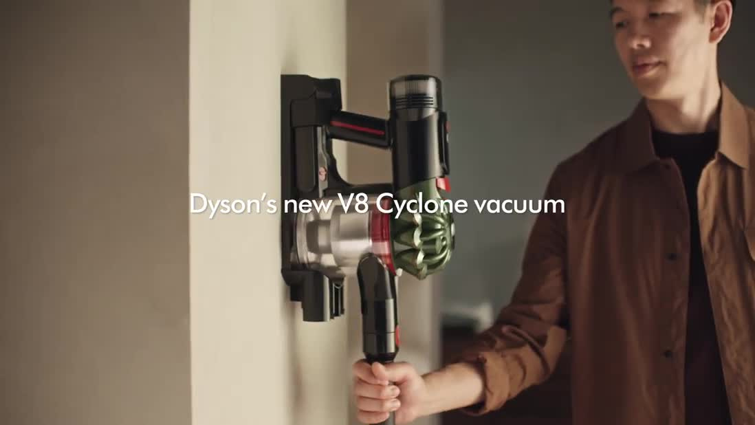 Dyson V8CYCLONENEW Cordless Vacuum with Furniture Cleaning Kit - 60 Minutes Run Time - Black/Green thumbnail image