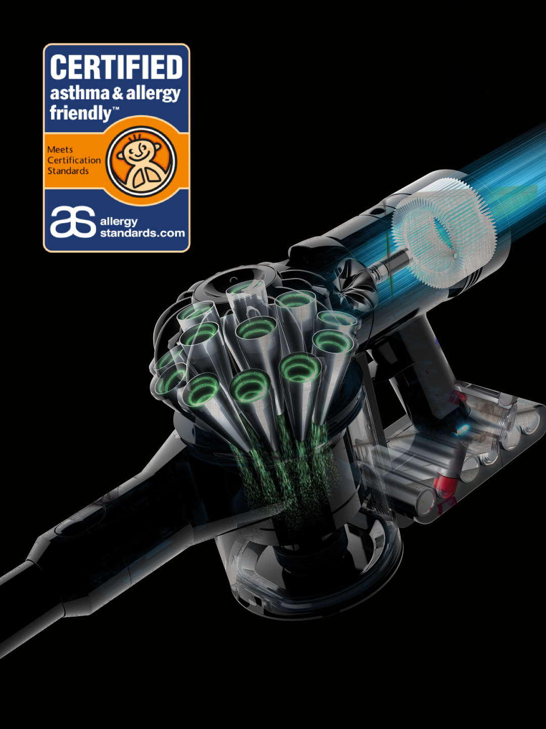 Dyson V7ANIMAL Cordless Vacuum Cleaner - 30 Minute Run Time with Complete Cleaning Kit thumbnail image