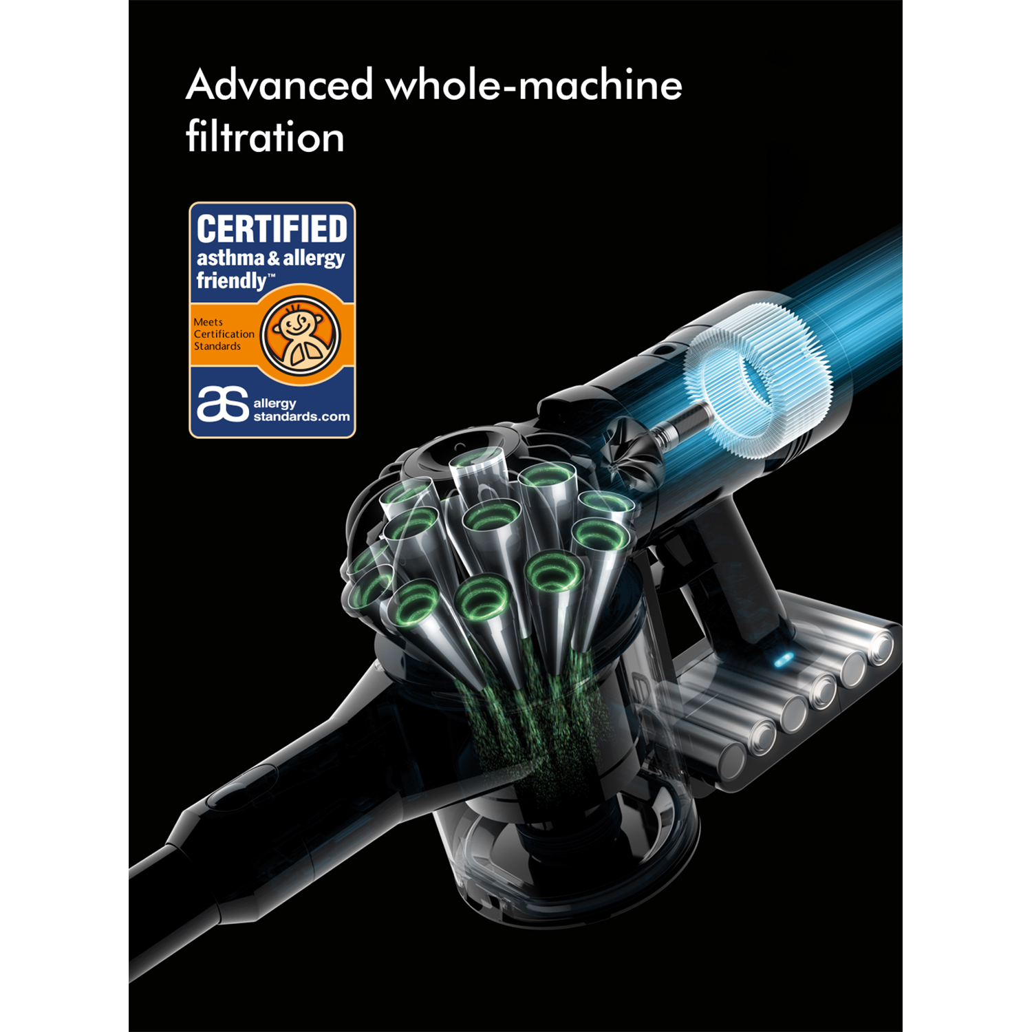 Dyson V7ABSOLUTE Cordless Vacuum Cleaner - 30 Minute Run Time thumbnail image