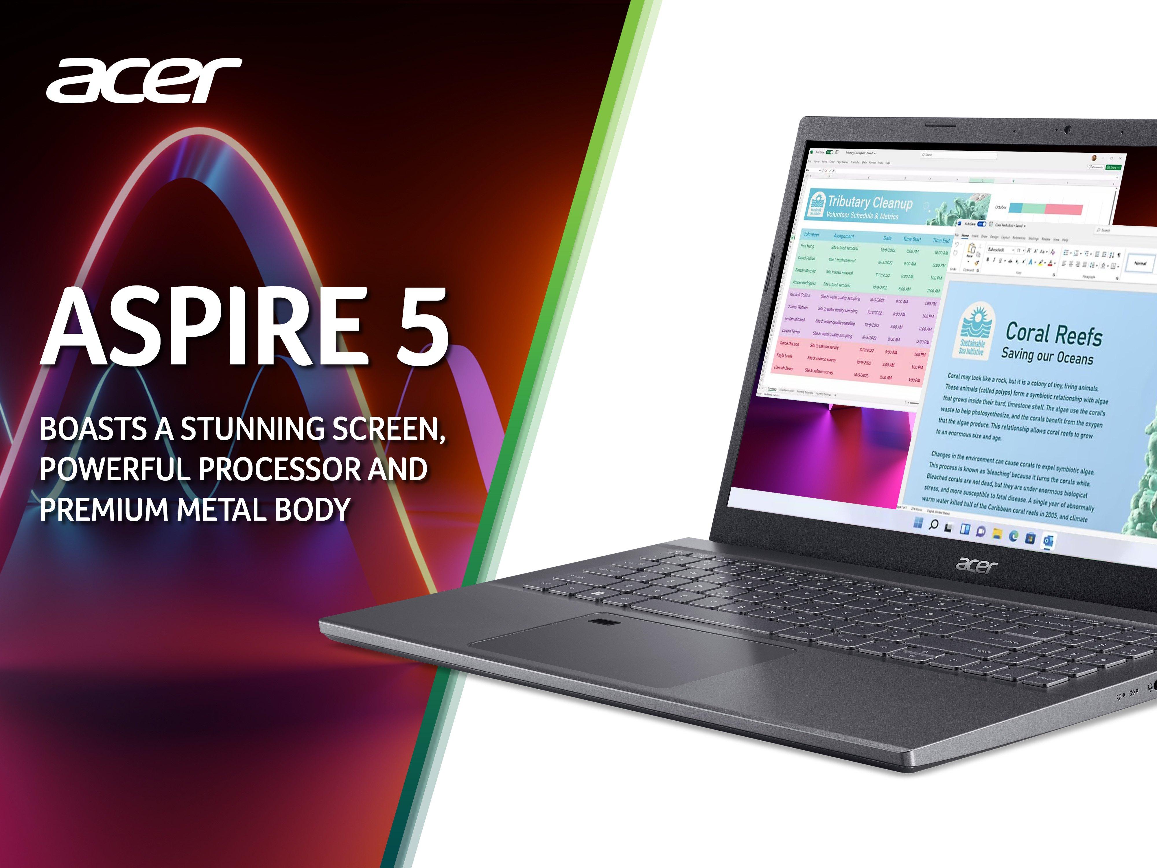 ACER Aspire 5 15.6" Laptop - AMD Ryzen&trade; 7 5825U - 16GB RAM - 1TB SSD - NX.K86EK.004 thumbnail image