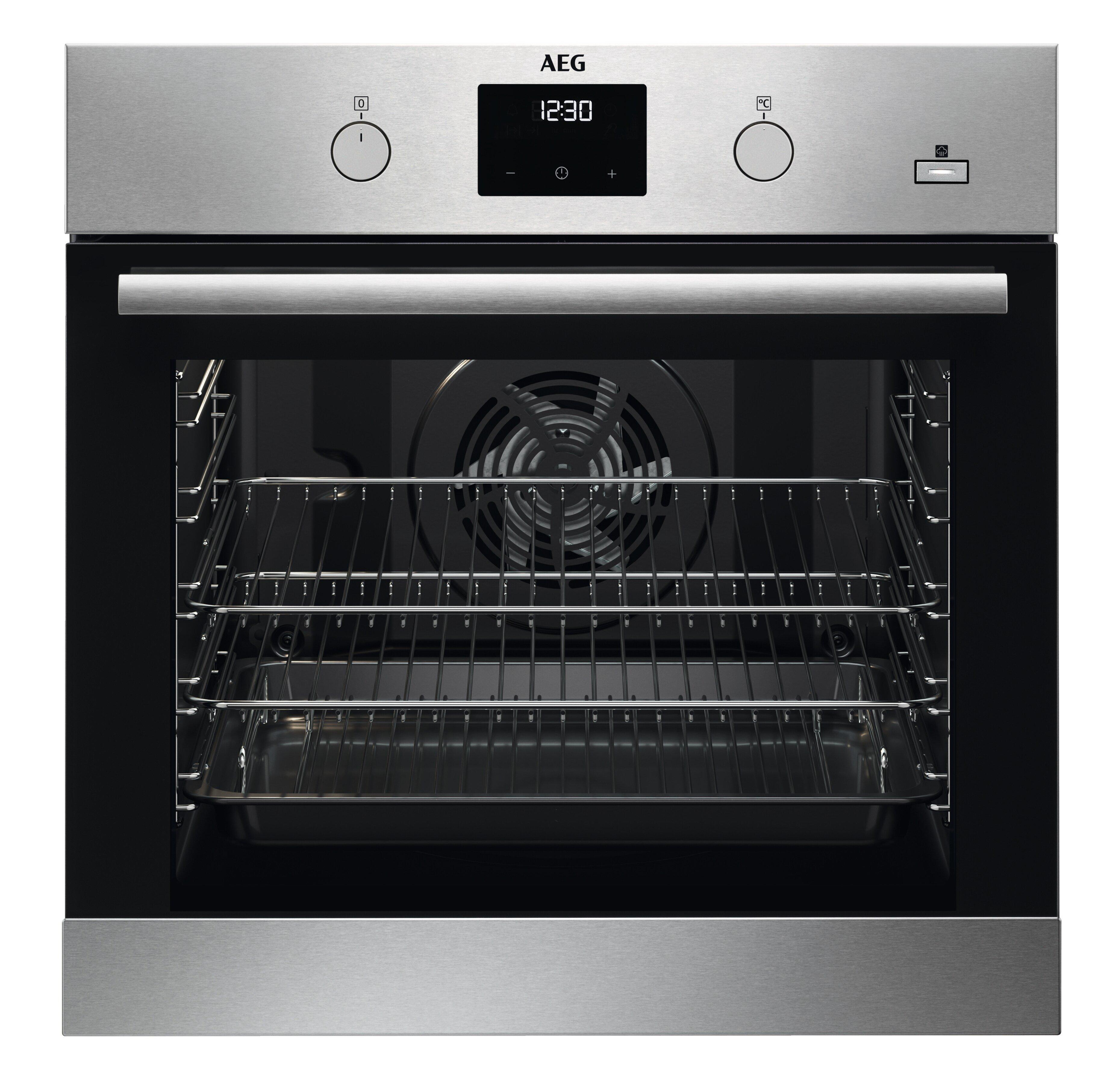 AEG BES35501EM 59.5cm Built In Electric Single Oven - Stainless Steel thumbnail image