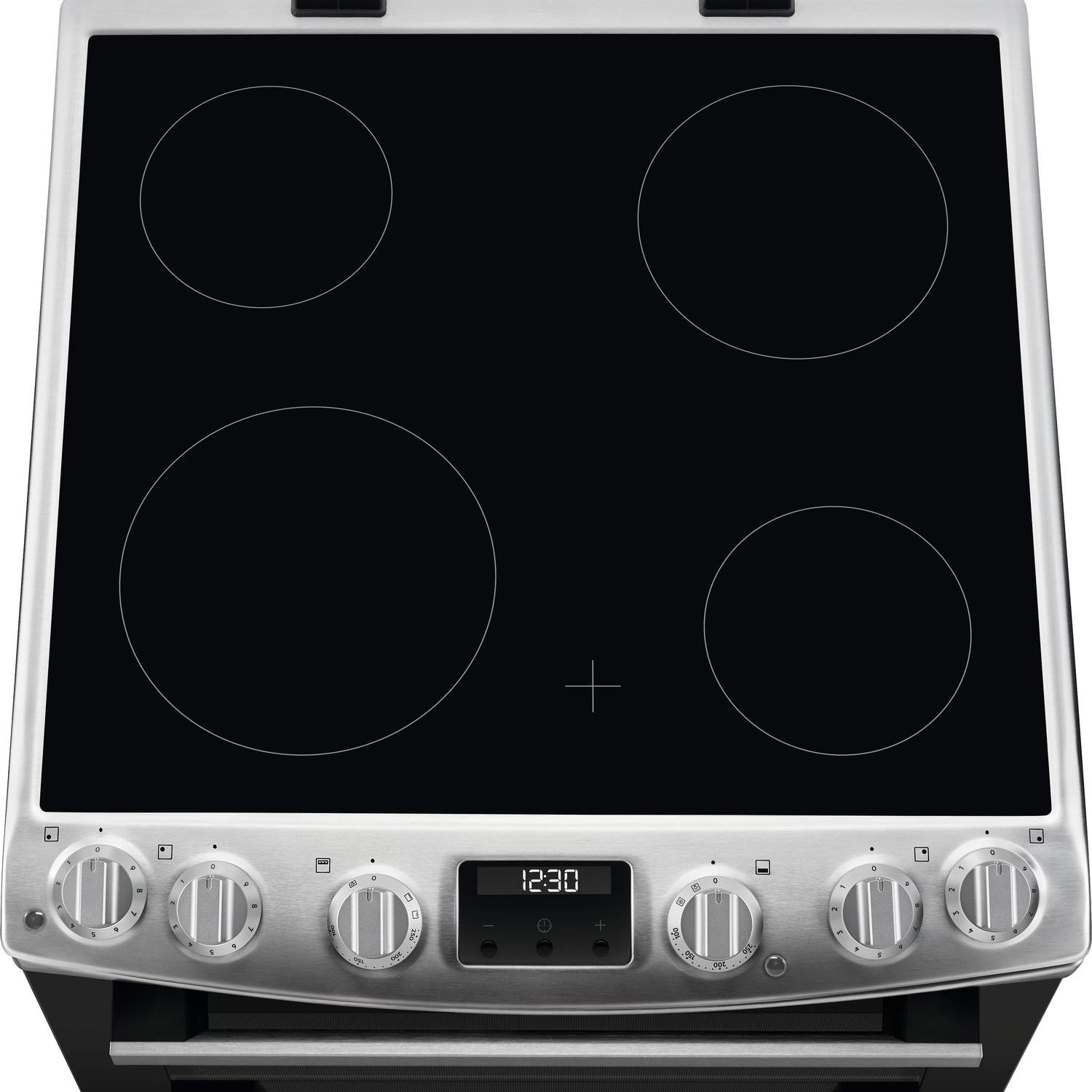 AEG CCX6530ACM 60cm Double Oven Electric Cooker with Ceramic Hob thumbnail image