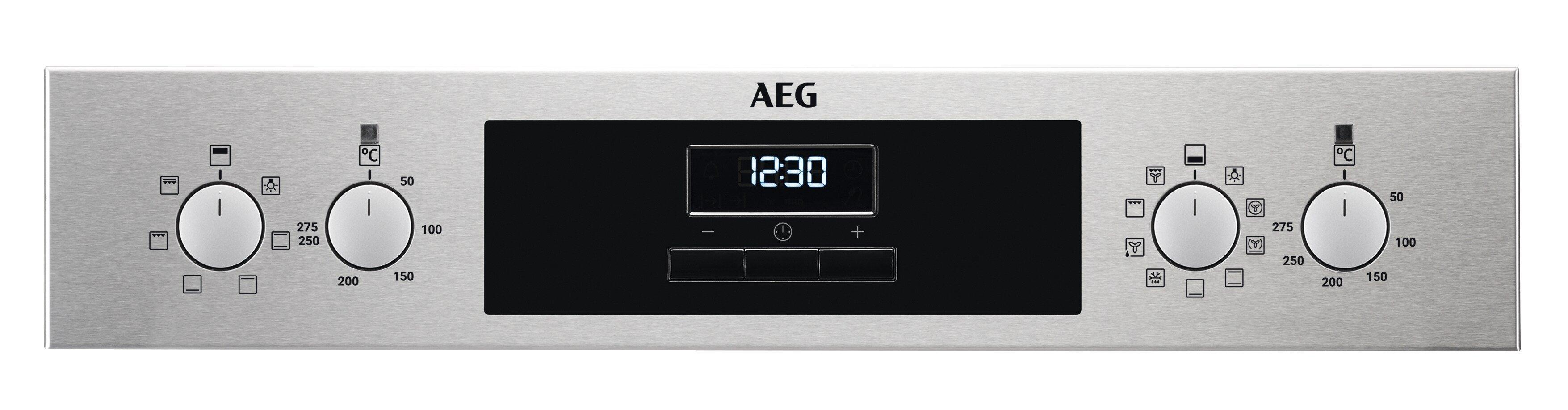 AEG DEX33111EM 59.4cm Built In Electric Double Oven - Stainless thumbnail image