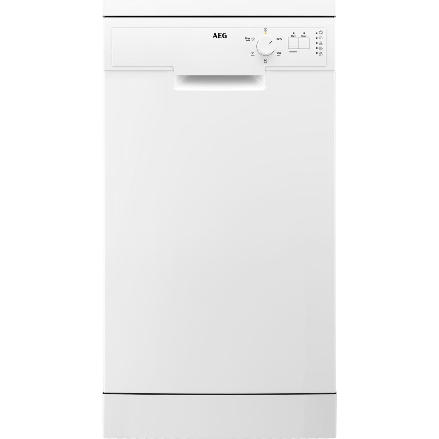 AEG FFX52507ZW Slimline Dishwasher - White - 10 Place Settings thumbnail image