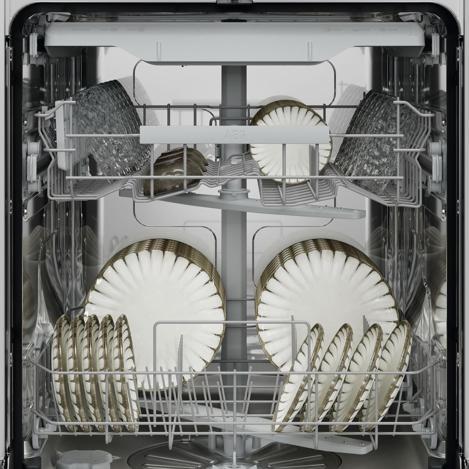 AEG GF5200D2SNM Dishwasher - Stainless Steel - 14 Place Settings thumbnail image