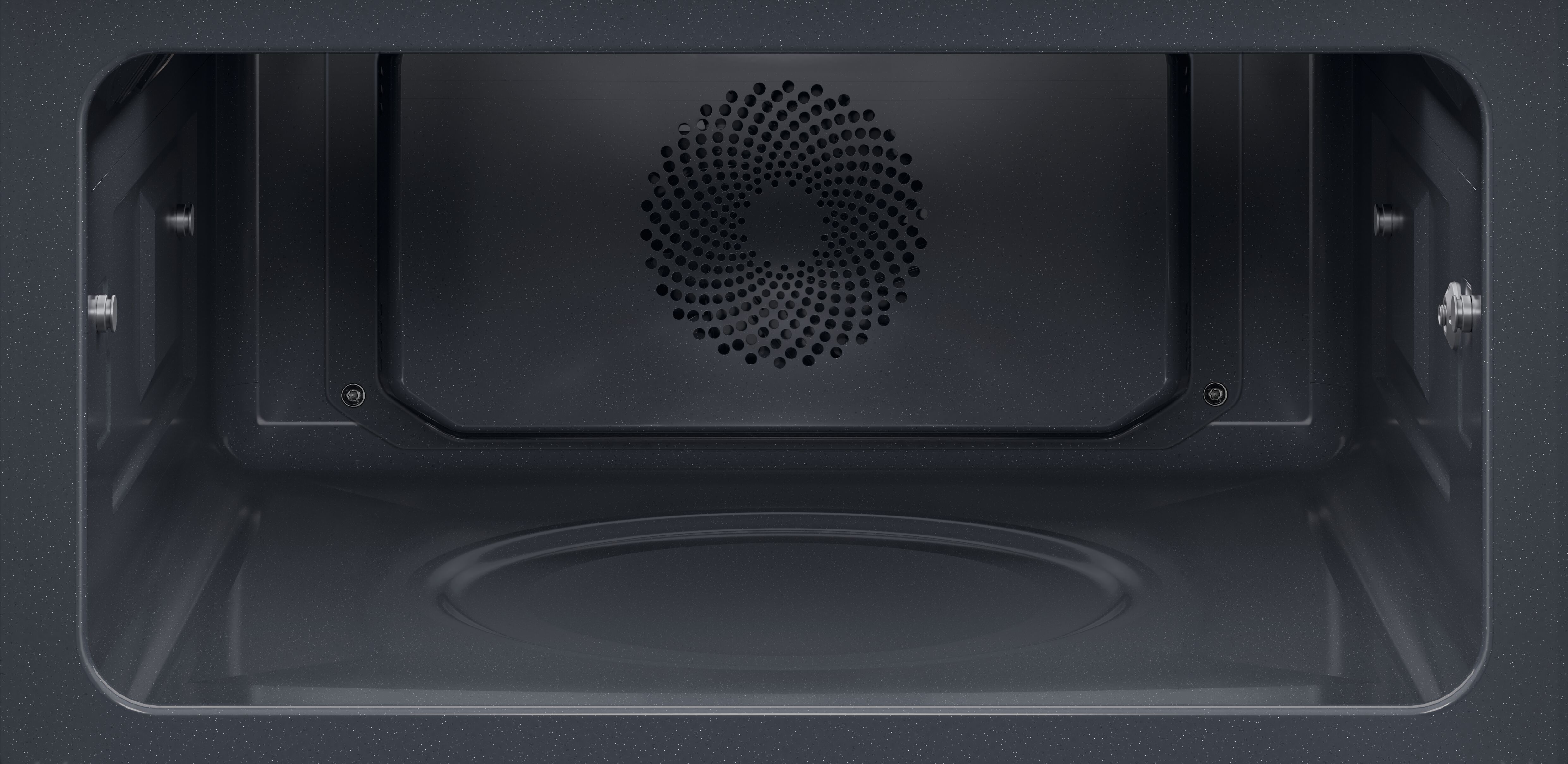 AEG GK7NK62FB 59.5cm Compact Combi Microwave Oven - Gloss Black with Steel Trim thumbnail image